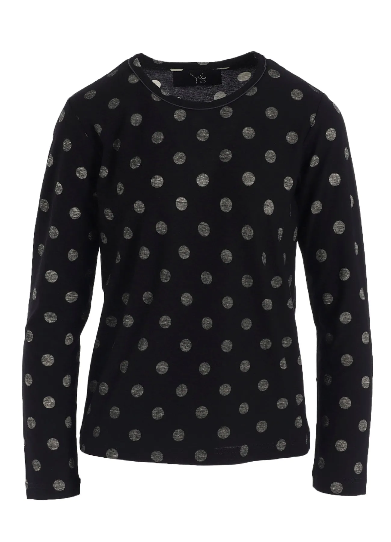 POLKA DOT Y'S STITCH LONG SLEEVE T sold by Yohji Yamamoto product image thumbnail 2