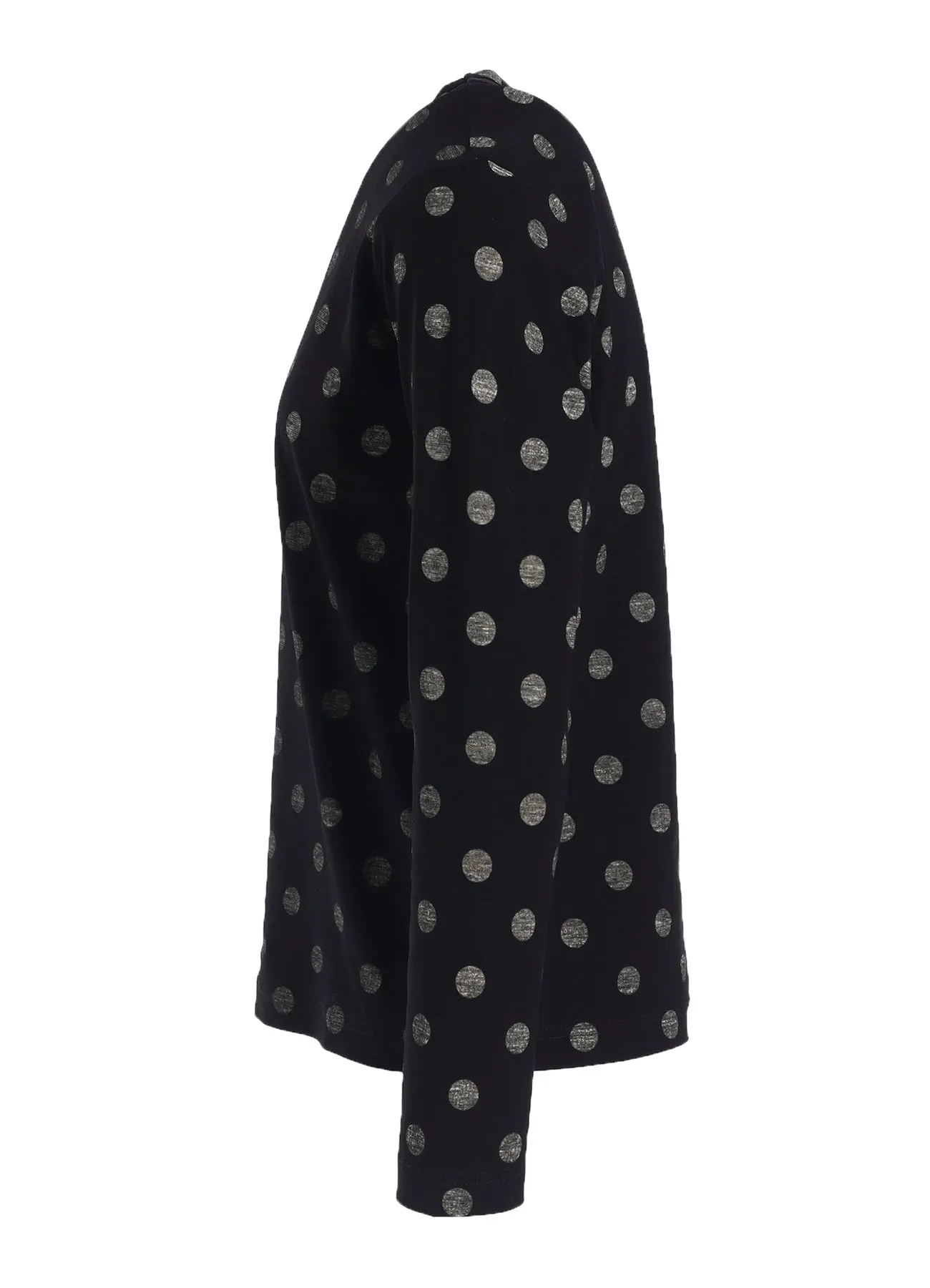 POLKA DOT Y'S STITCH LONG SLEEVE T sold by Yohji Yamamoto product image thumbnail 3