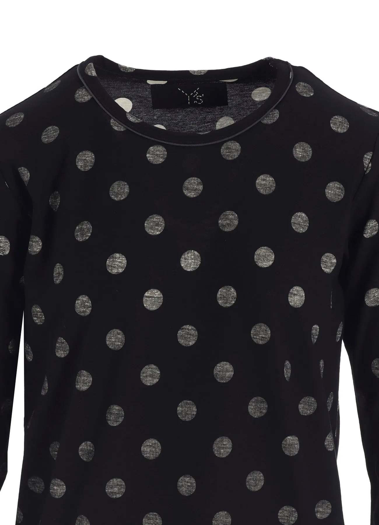 POLKA DOT Y'S STITCH LONG SLEEVE T sold by Yohji Yamamoto product image thumbnail 5