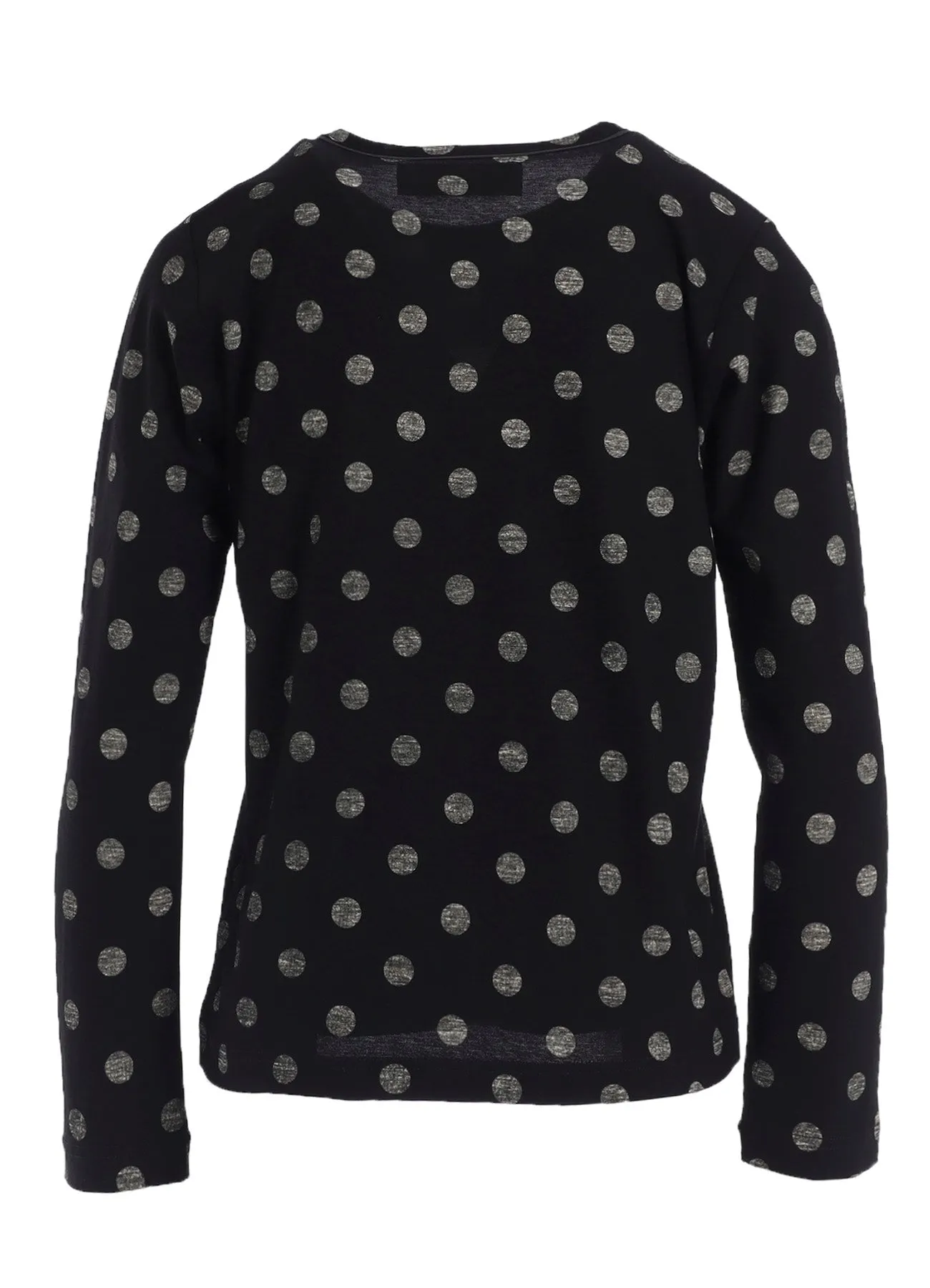 POLKA DOT Y'S STITCH LONG SLEEVE T sold by Yohji Yamamoto product image thumbnail 4