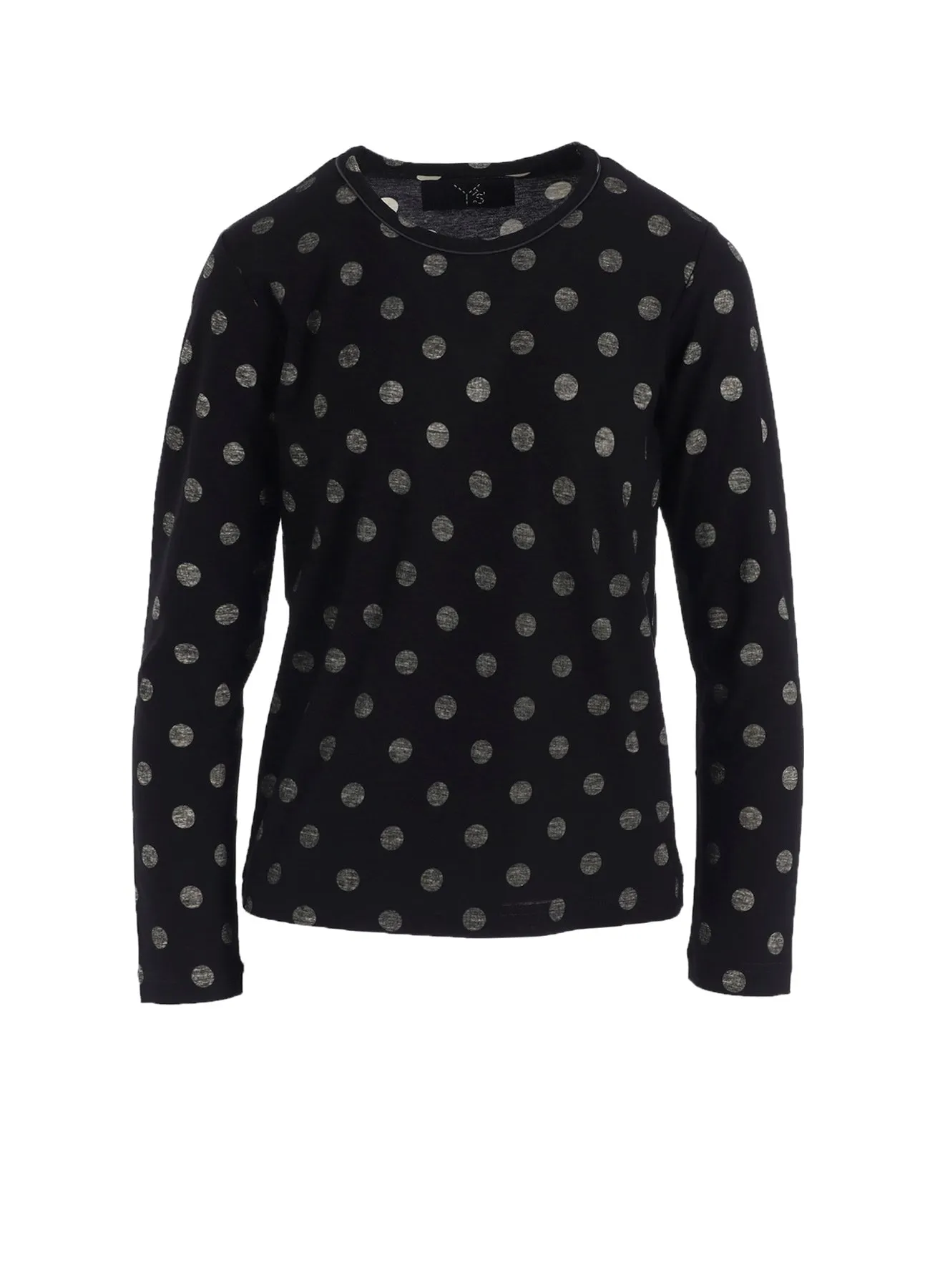 POLKA DOT Y'S STITCH LONG SLEEVE T sold by Yohji Yamamoto