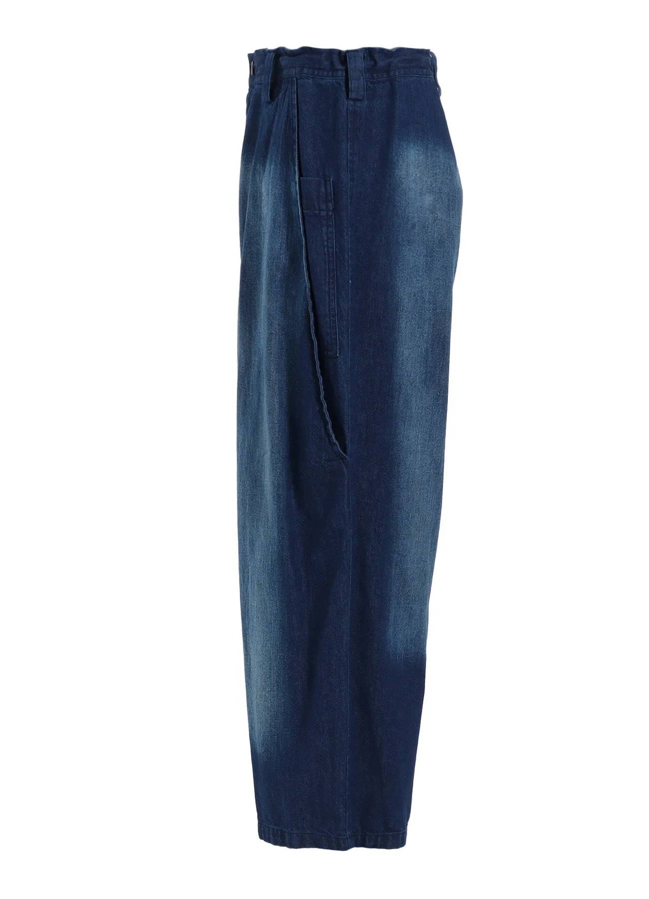 SPOTTED DENIM FRONT BIG POCKET PANTS sold by Yohji Yamamoto product image thumbnail 3