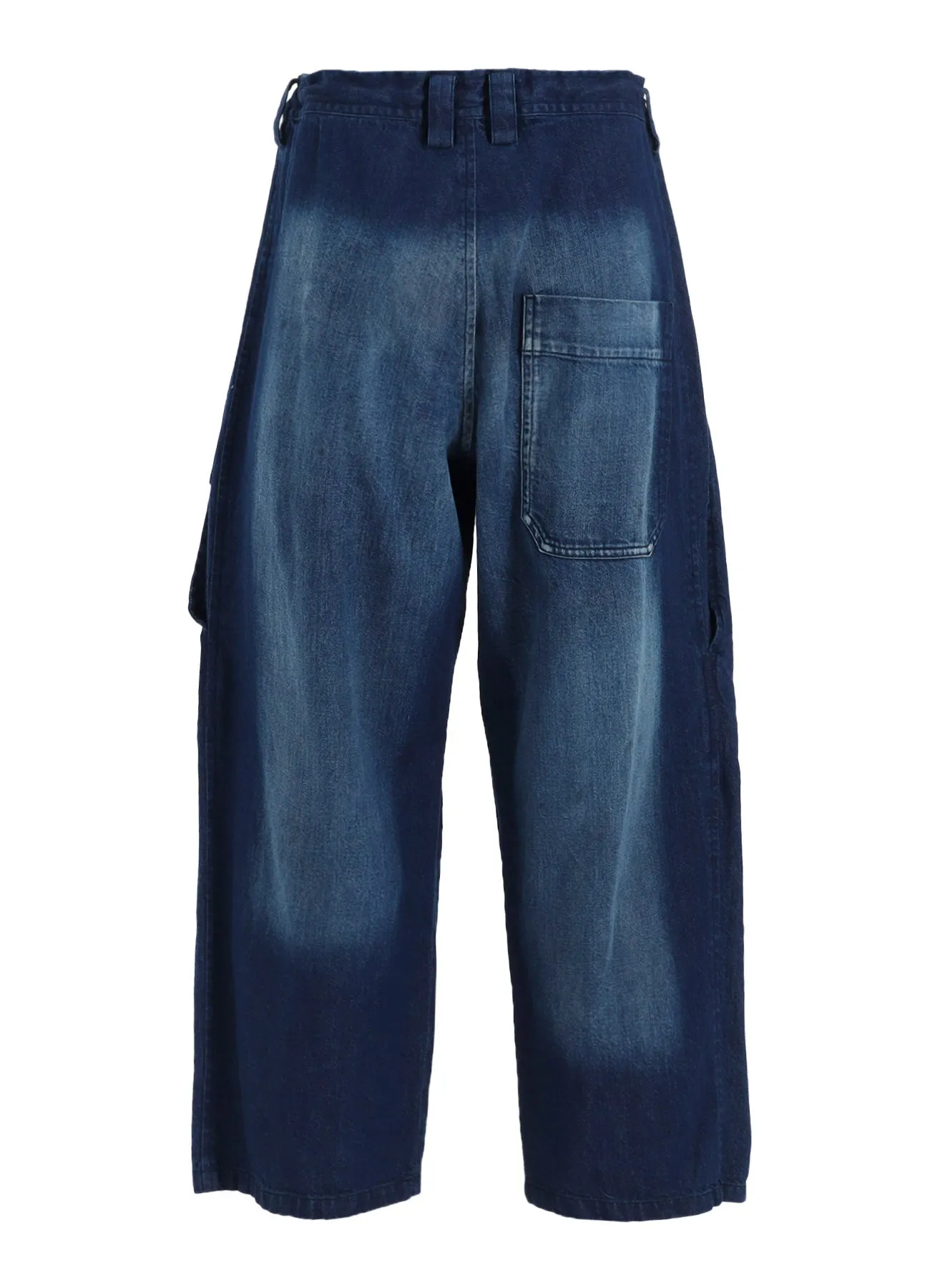 SPOTTED DENIM FRONT BIG POCKET PANTS sold by Yohji Yamamoto product image thumbnail 4