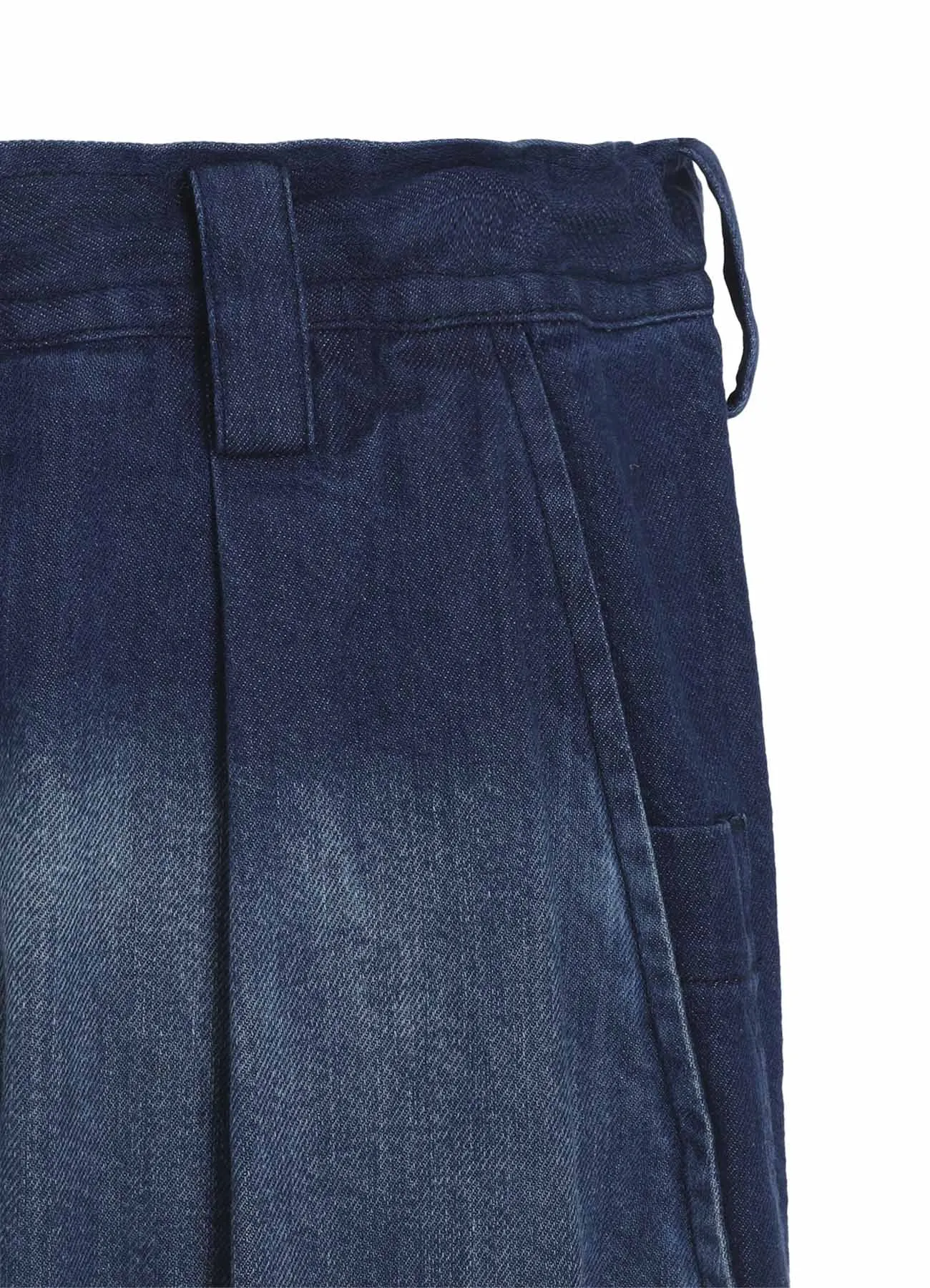 SPOTTED DENIM FRONT BIG POCKET PANTS sold by Yohji Yamamoto product image thumbnail 5