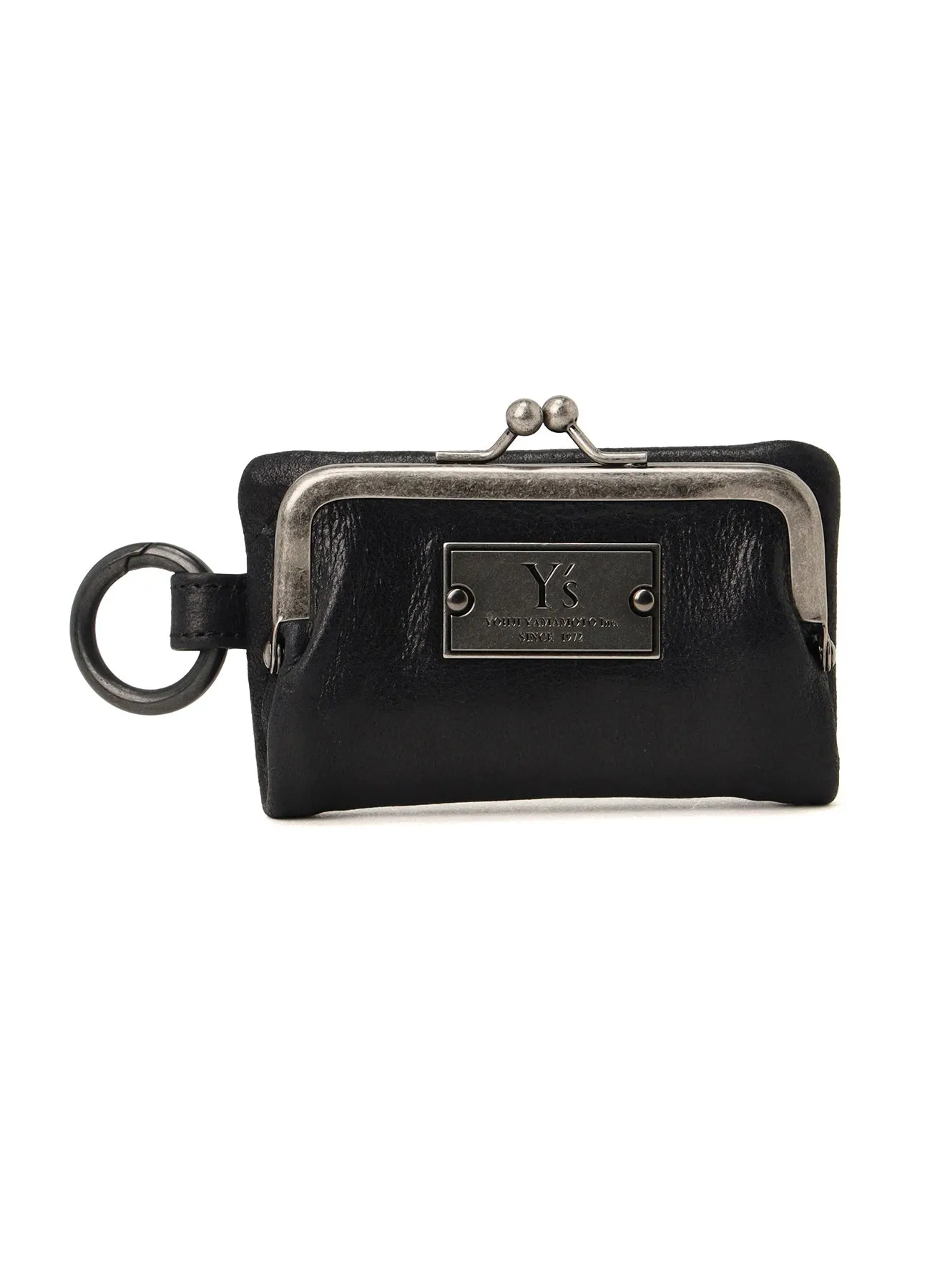 LEATHER KEY CASE W/ METAL CLASP sold by Yohji Yamamoto product image thumbnail 2