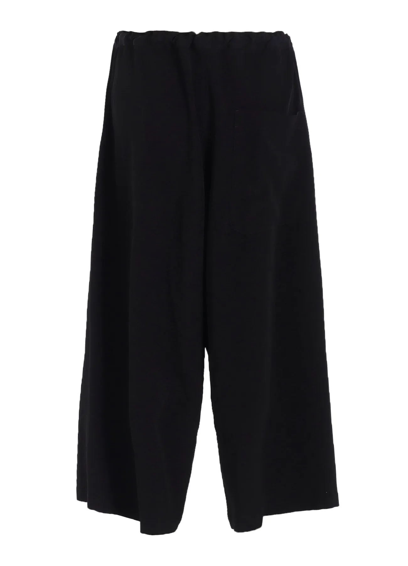 TA/PE CREPE DE CHINE FRONT TUCK WIDE PANTS sold by Yohji Yamamoto product image thumbnail 3