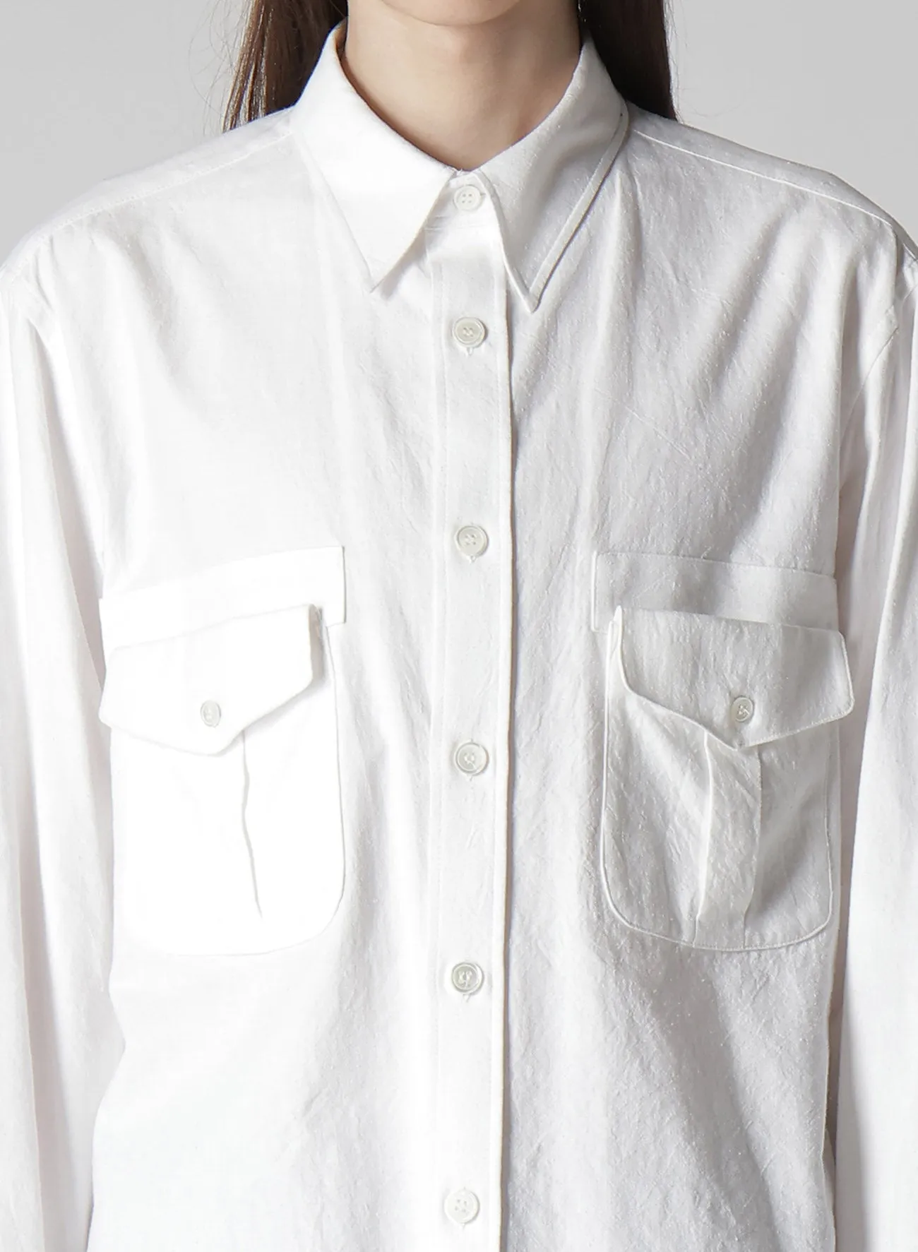 KHADI DOUBLE POCKET SHIRT sold by Yohji Yamamoto product image thumbnail 5