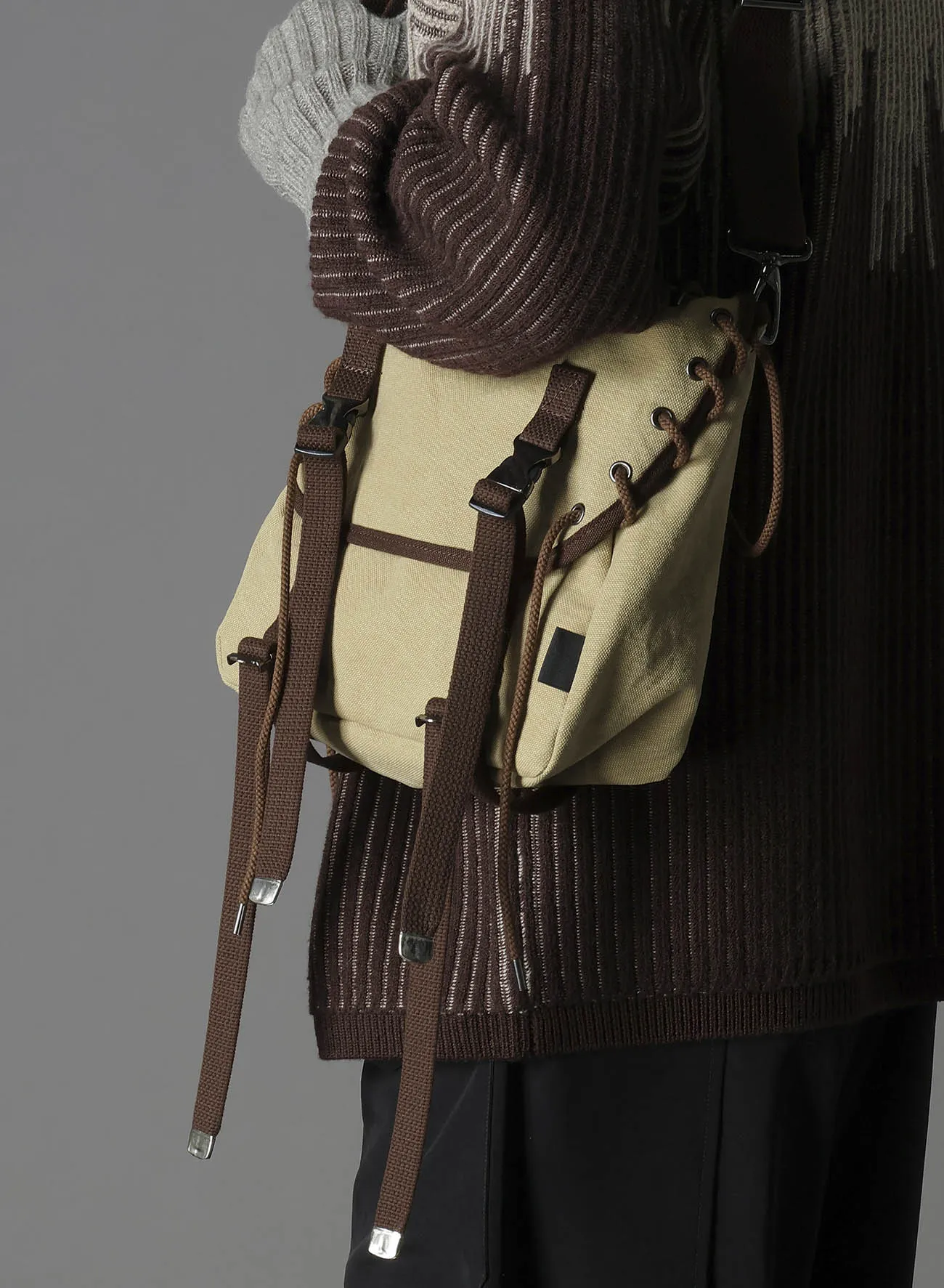 CANVAS SHOULDER BAG sold by Yohji Yamamoto product image thumbnail 3