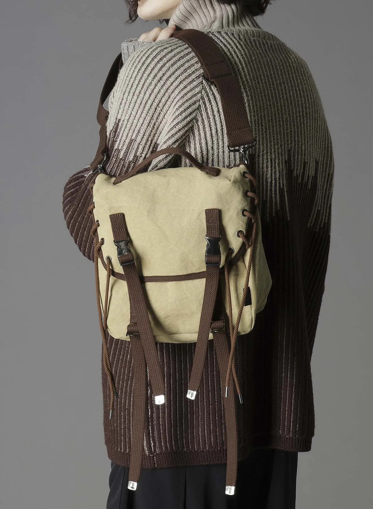 CANVAS SHOULDER BAG sold by Yohji Yamamoto product image thumbnail 2