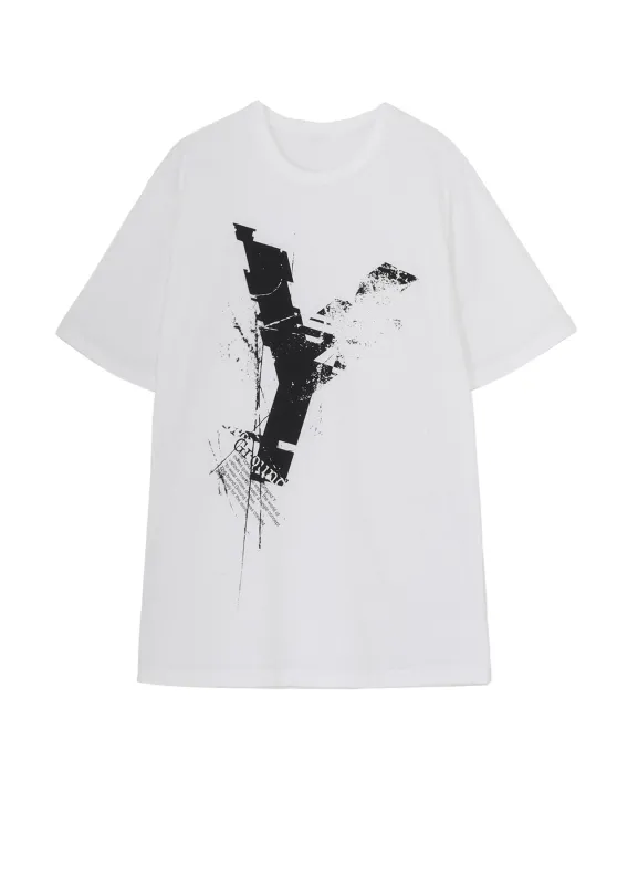 COTTON JERSEY LOGO GRAPHIC T-SHIRT made by Yohji Yamamoto