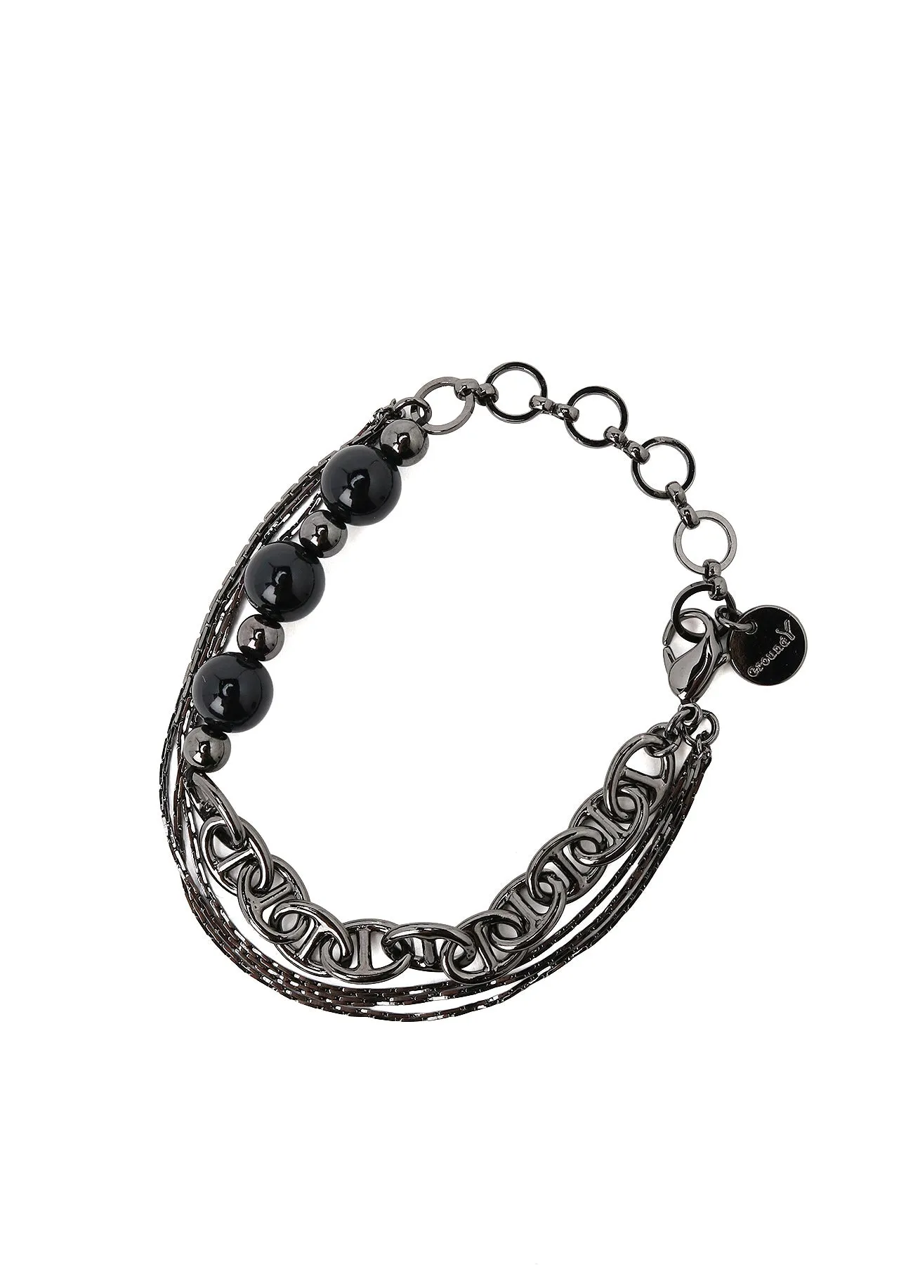 BRASS BEADS CHAIN BRACELET C sold by Yohji Yamamoto product image thumbnail 5
