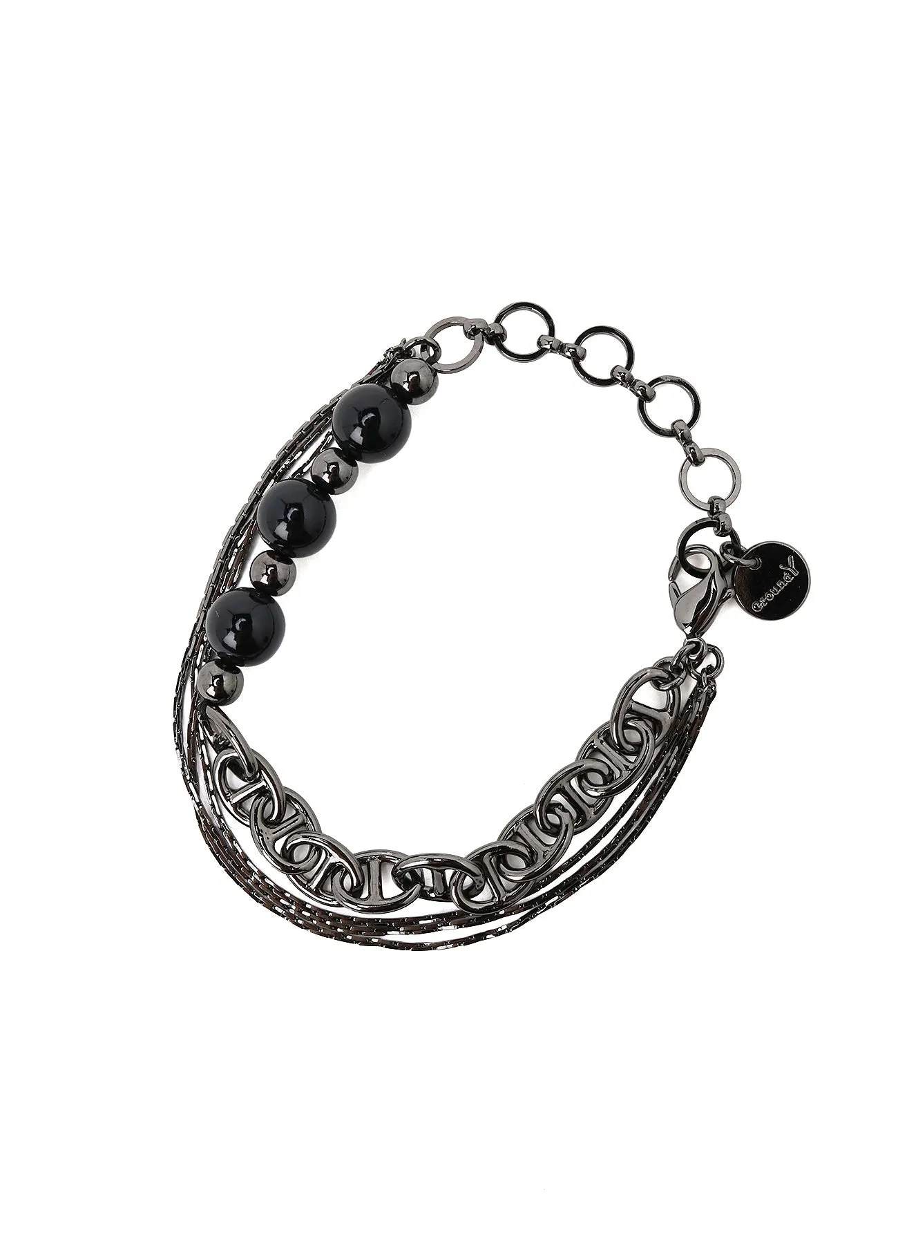 BRASS BEADS CHAIN BRACELET C sold by Yohji Yamamoto