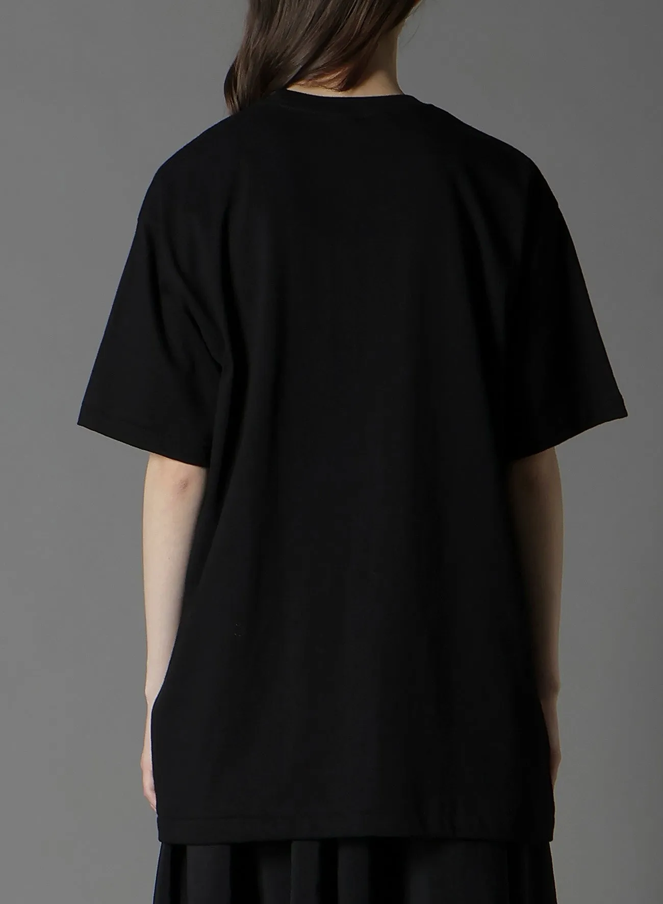 COTTON JERSEY GRANGE GRAPHIC T-SHIRT sold by Yohji Yamamoto product image thumbnail 5