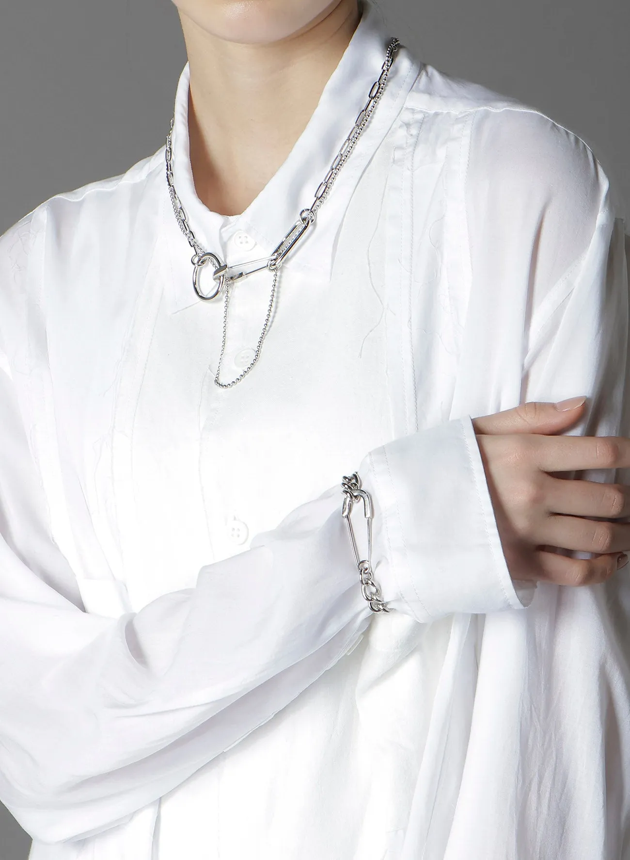 BRASS MULTI NECKLACE sold by Yohji Yamamoto product image thumbnail 2