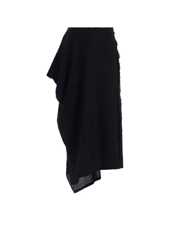 WOOL VIYELLA PUFF SKIRT sold by Yohji Yamamoto