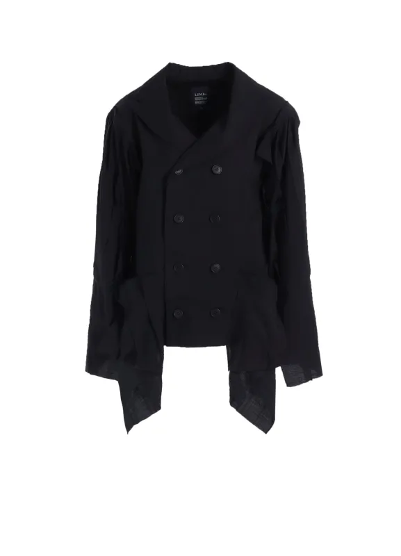 TROPICAL PLEATS SLEEVE JACKET sold by Yohji Yamamoto