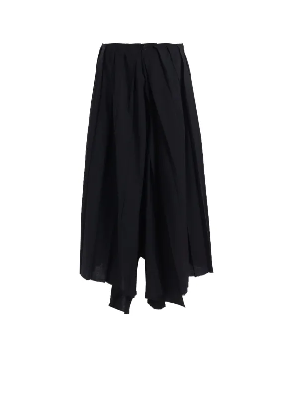 TROPICAL PLEATS WIDE PANTS sold by Yohji Yamamoto