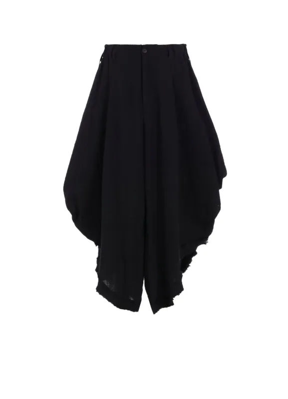 WOOL VIYELLA PANTS WITH D RINGS made by Yohji Yamamoto