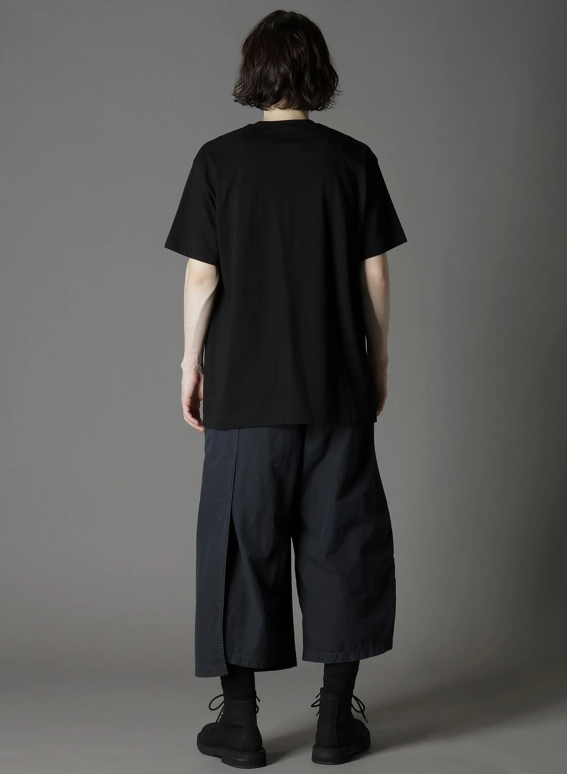 20/COTTON JERSEY MASK BLUE T-SHIRT sold by Yohji Yamamoto product image thumbnail 5