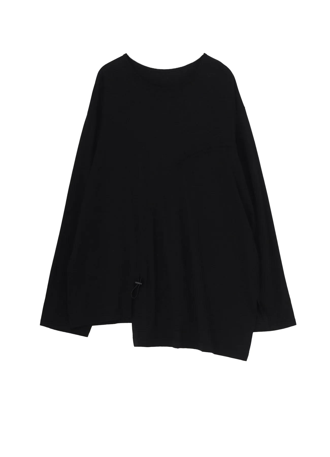 C/MO JERSEY CURVED CRAWCORD LONG SLEEVED T-SHIRT sold by Yohji Yamamoto