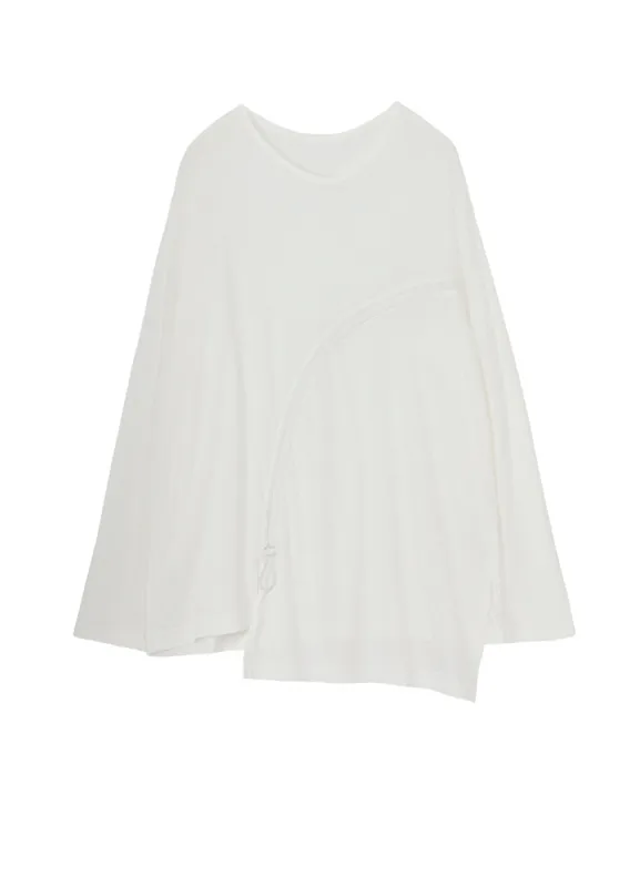 C/MO JERSEY CURVED CRAWCORD LONG SLEEVED T-SHIRT sold by Yohji Yamamoto