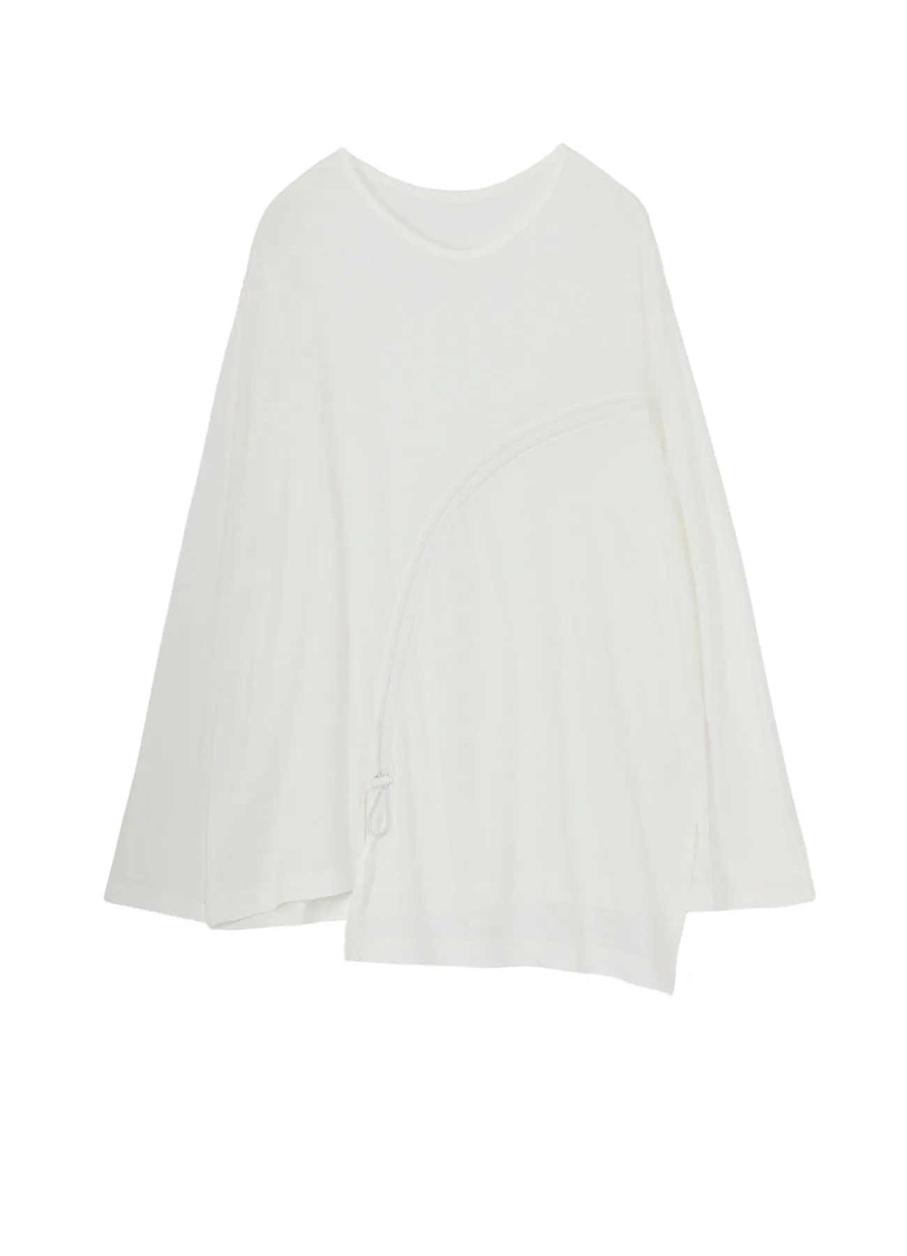 C/MO JERSEY CURVED CRAWCORD LONG SLEEVED T-SHIRT sold by Yohji Yamamoto