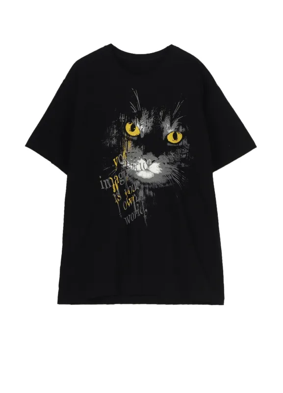 20/COTTON JERSEY CAT T-SHIRT made by Yohji Yamamoto