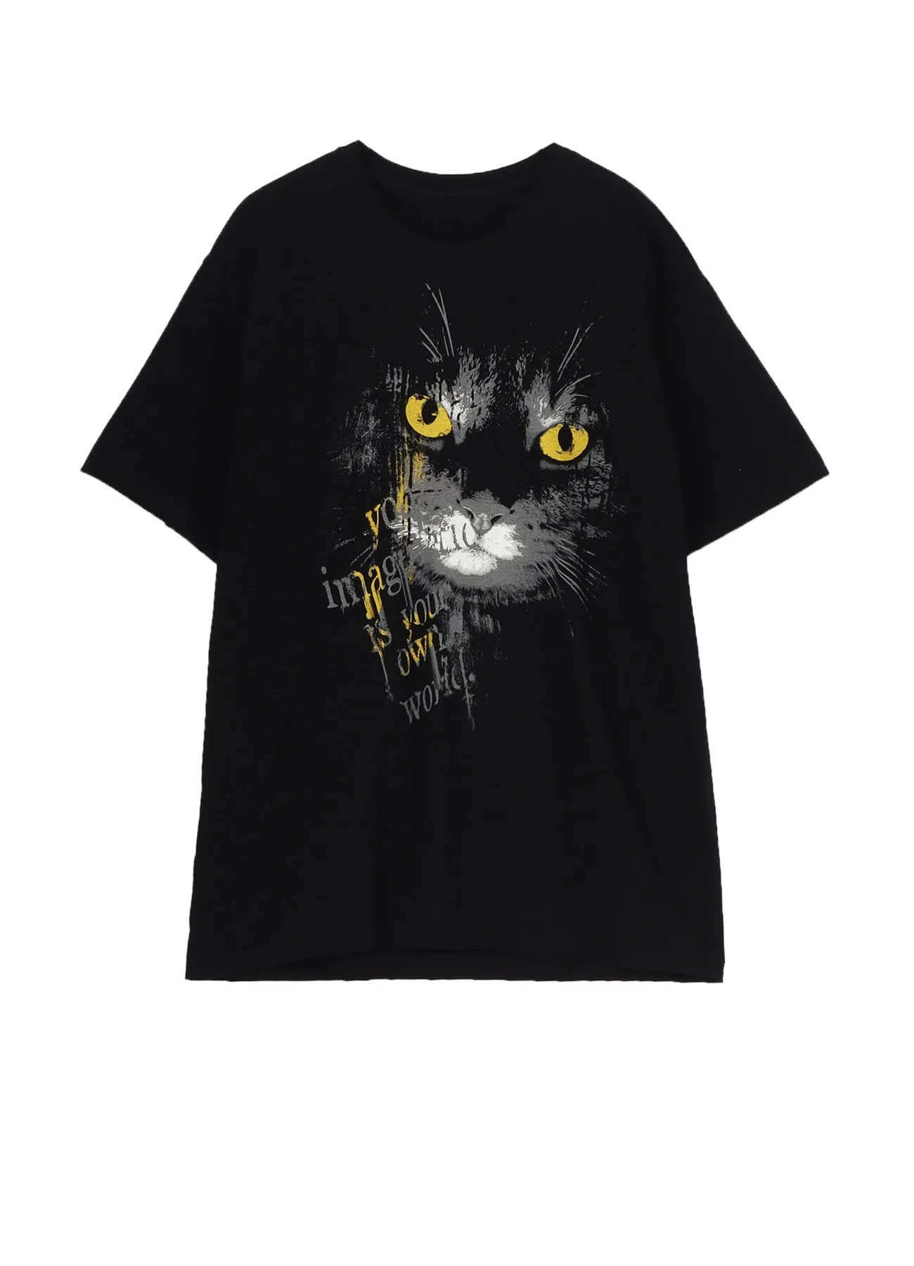 20/COTTON JERSEY CAT T-SHIRT sold by Yohji Yamamoto