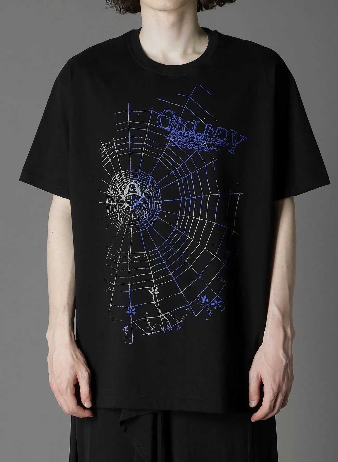 20/COTTON JERSEY SPIDER T-SHIRT sold by Yohji Yamamoto product image thumbnail 5