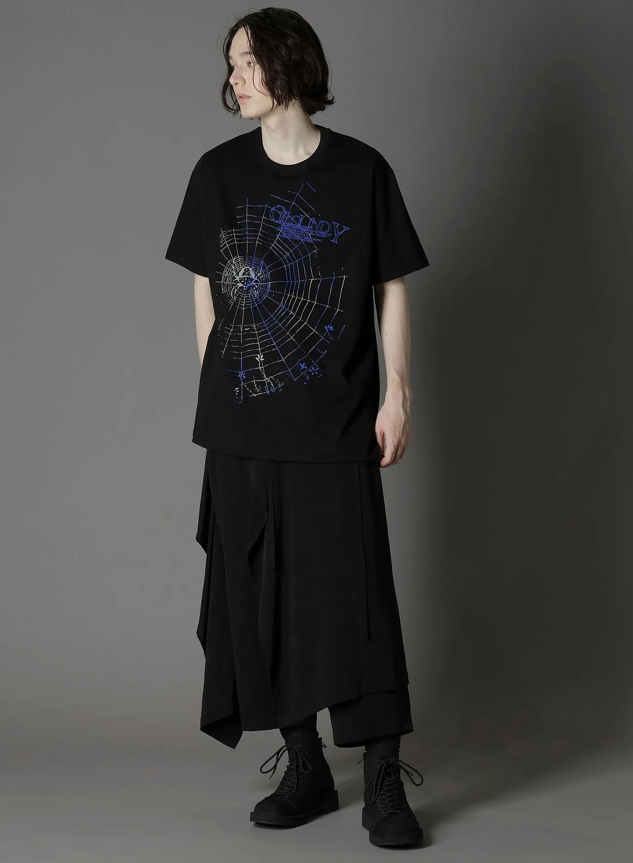 20/COTTON JERSEY SPIDER T-SHIRT sold by Yohji Yamamoto product image thumbnail 2