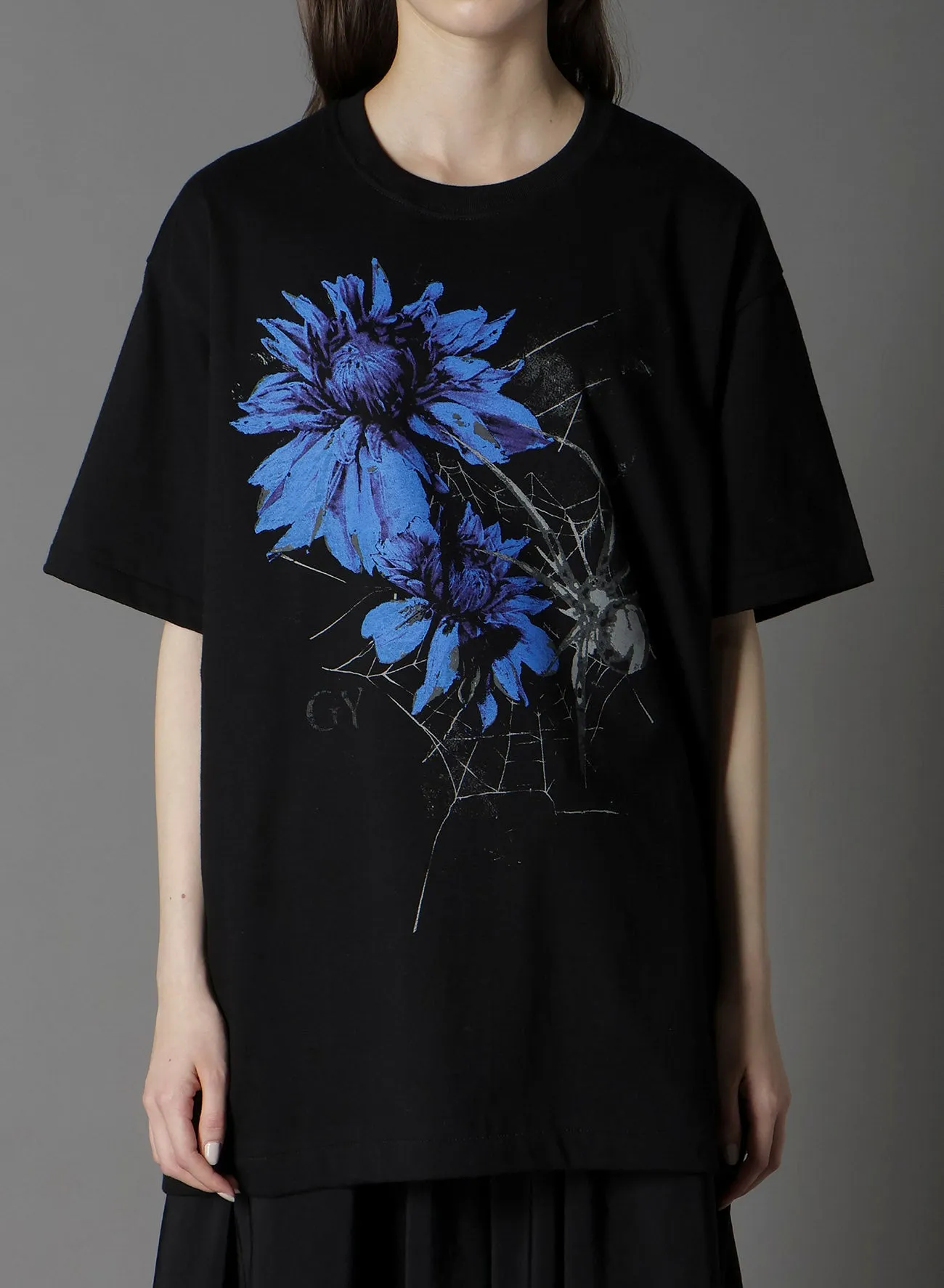 20/COTTON JERSEY FLOWER&SPIDER T-SHIRT sold by Yohji Yamamoto product image thumbnail 3