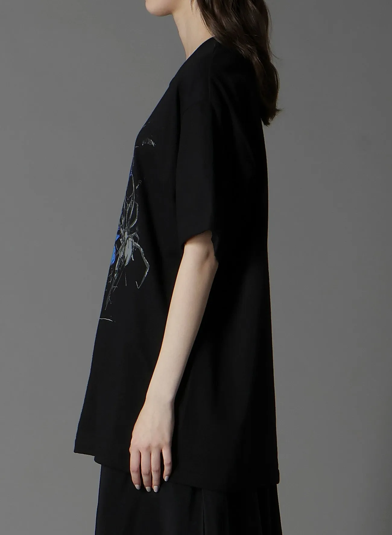 20/COTTON JERSEY FLOWER&SPIDER T-SHIRT sold by Yohji Yamamoto product image thumbnail 4