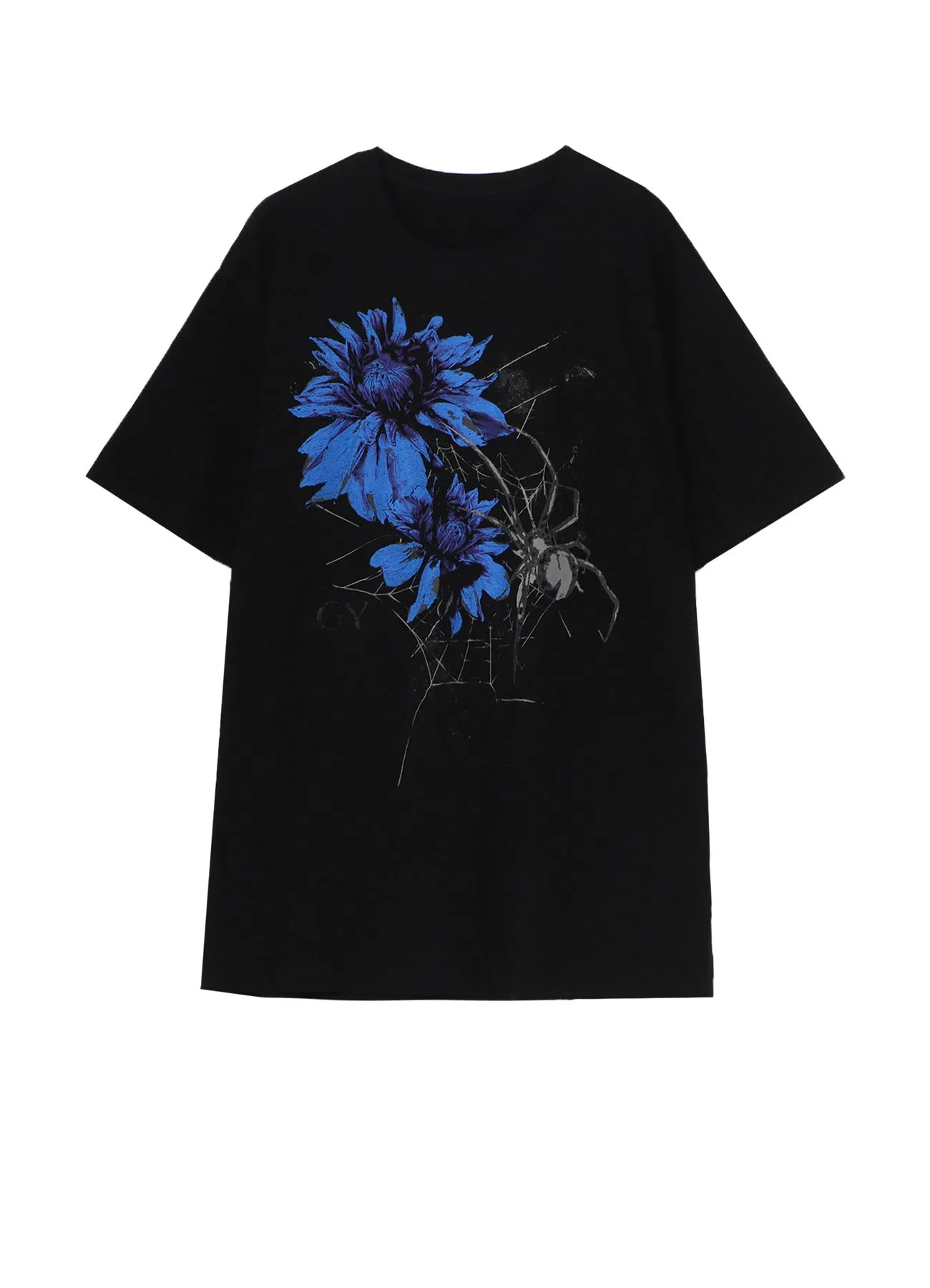 20/COTTON JERSEY FLOWER&SPIDER T-SHIRT sold by Yohji Yamamoto