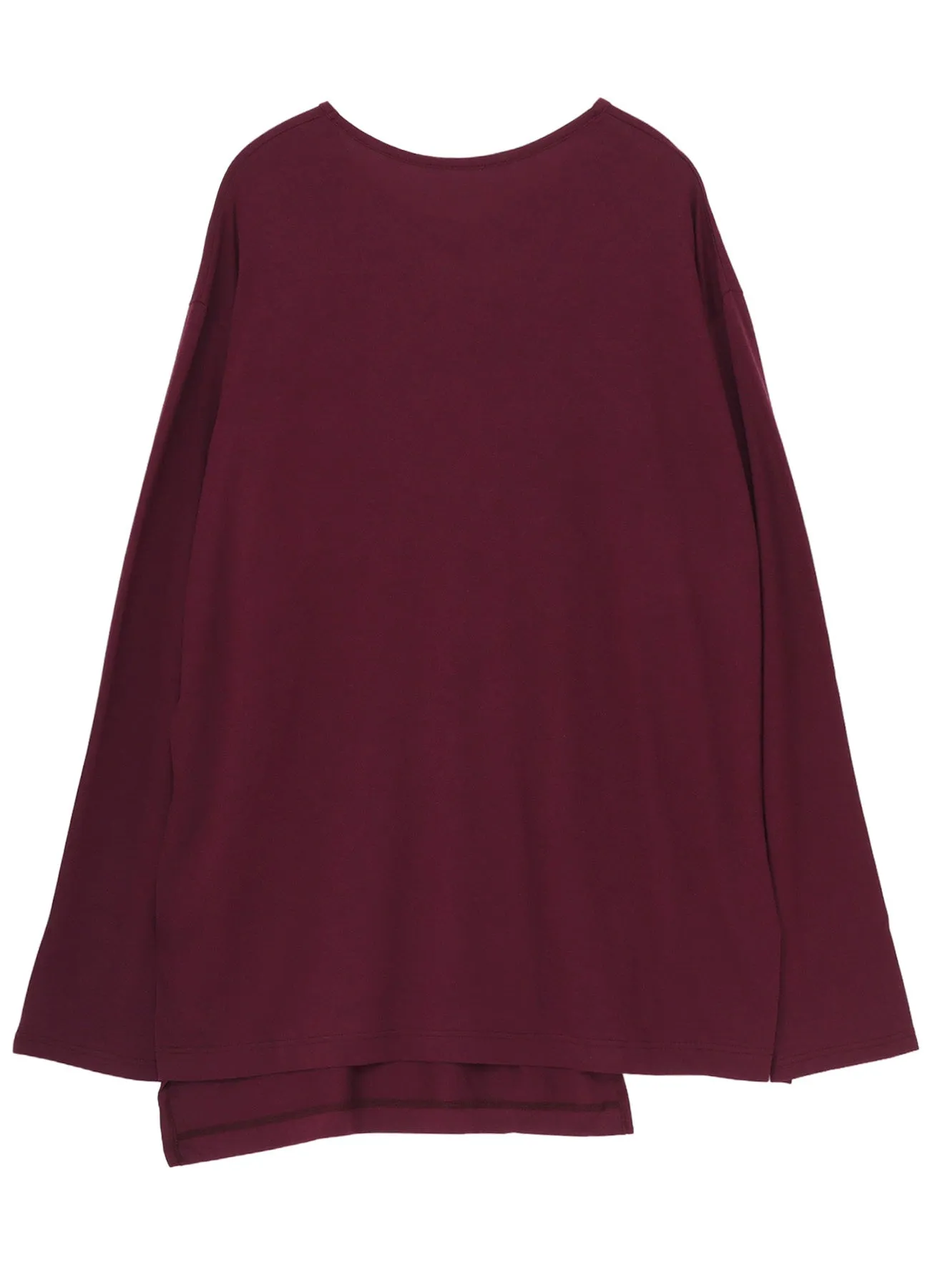 C/MO JERSEY CURVED CRAWCORD LONG SLEEVED T-SHIRT sold by Yohji Yamamoto product image thumbnail 3