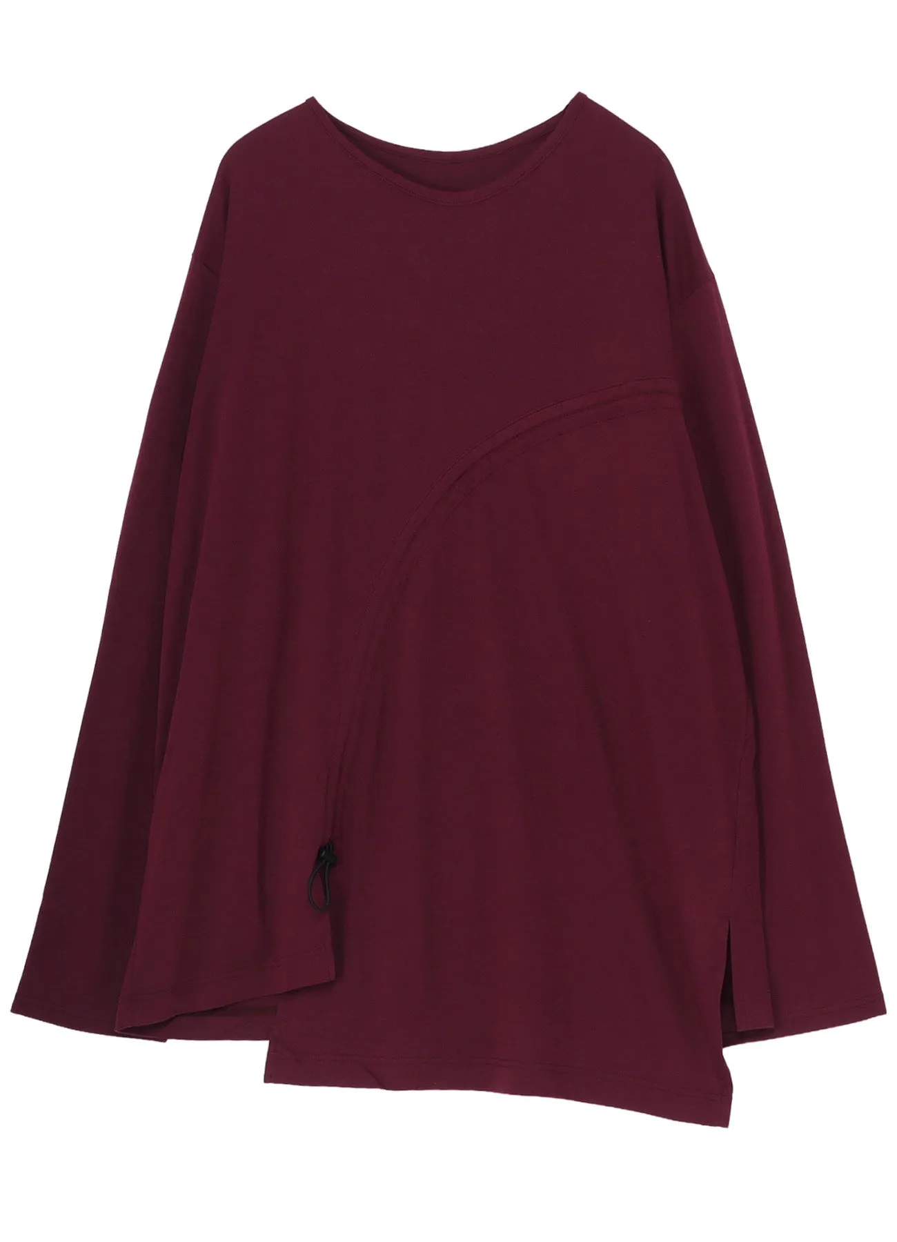 C/MO JERSEY CURVED CRAWCORD LONG SLEEVED T-SHIRT sold by Yohji Yamamoto product image thumbnail 2