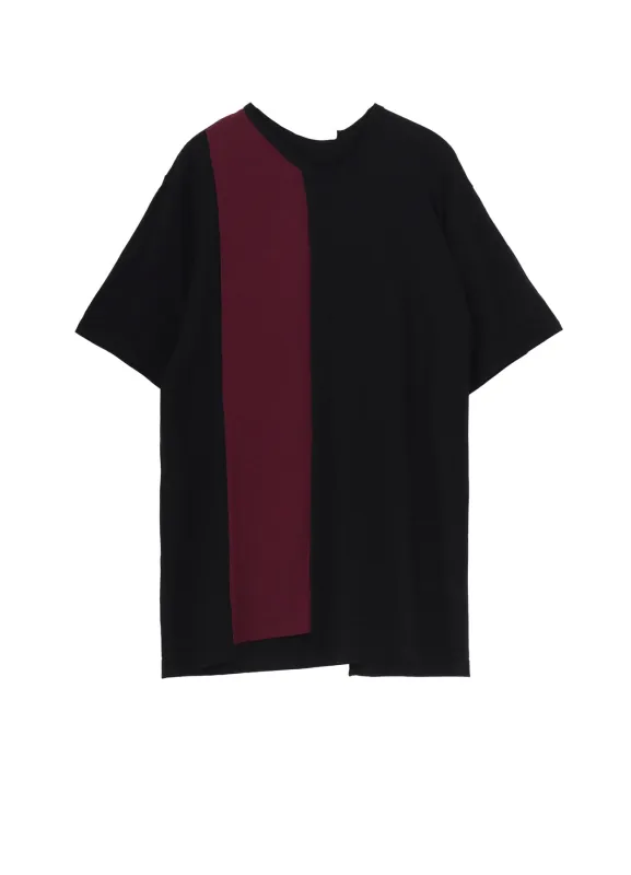 SILKETTE JERSEY W/ NUMBER PATTERN TSUJIKIRI LONG SLEEVED T-SHIRT sold by Yohji Yamamoto