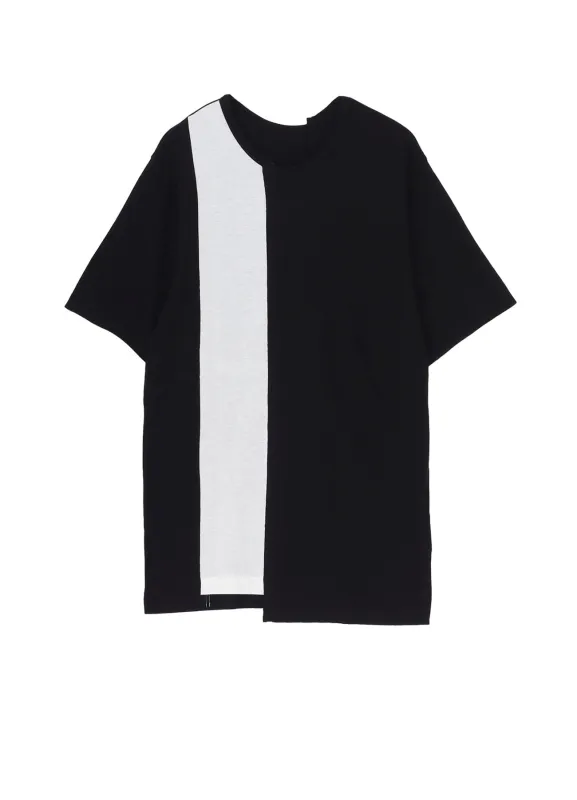 SILKETTE JERSEY W/ NUMBER PATTERN TSUJIKIRI LONG SLEEVED T-SHIRT sold by Yohji Yamamoto