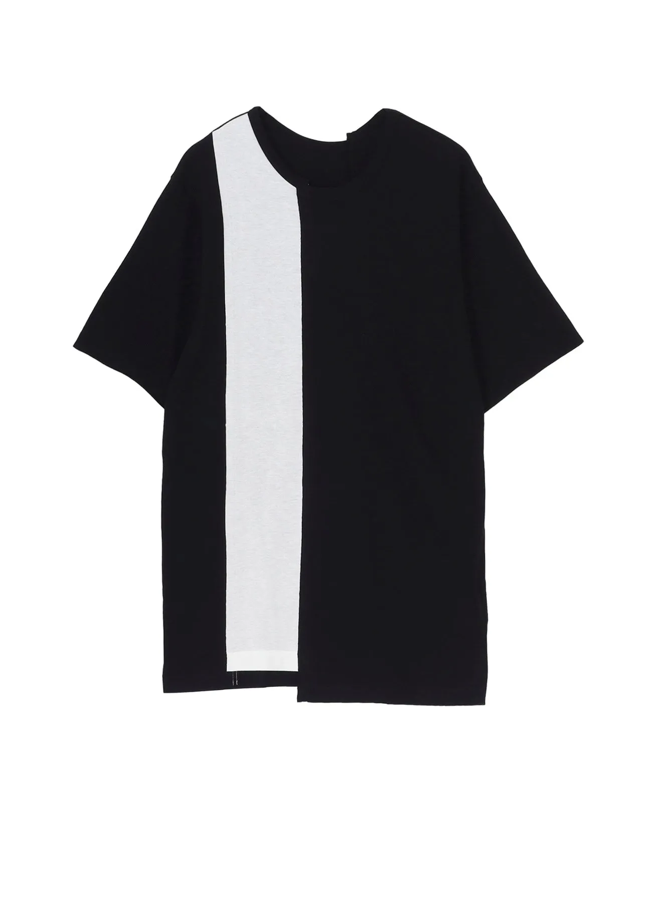 SILKETTE JERSEY W/ NUMBER PATTERN TSUJIKIRI LONG SLEEVED T-SHIRT sold by Yohji Yamamoto