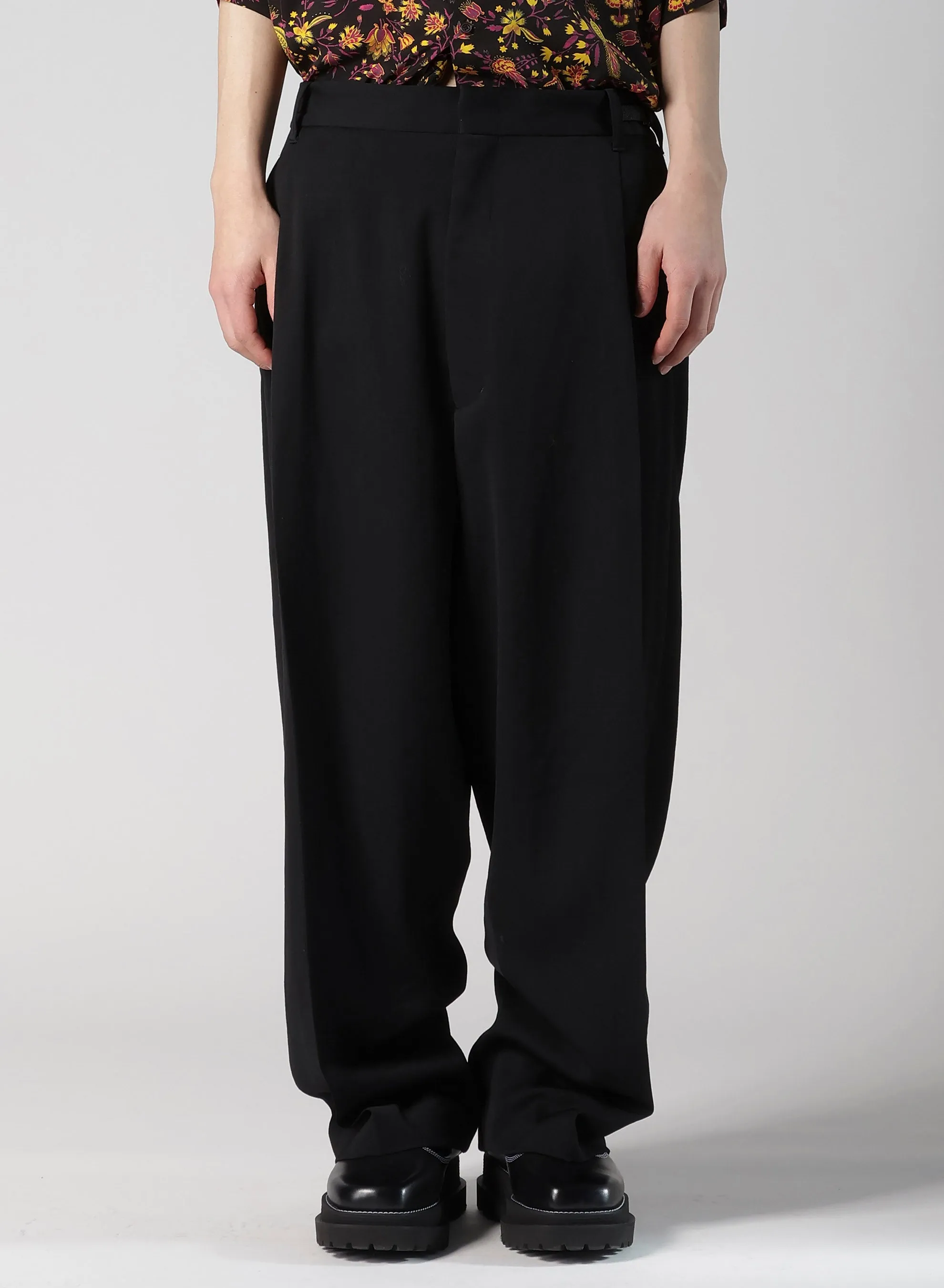 WOOL GABARDINE SAROUEL PANTS sold by Yohji Yamamoto product image thumbnail 4