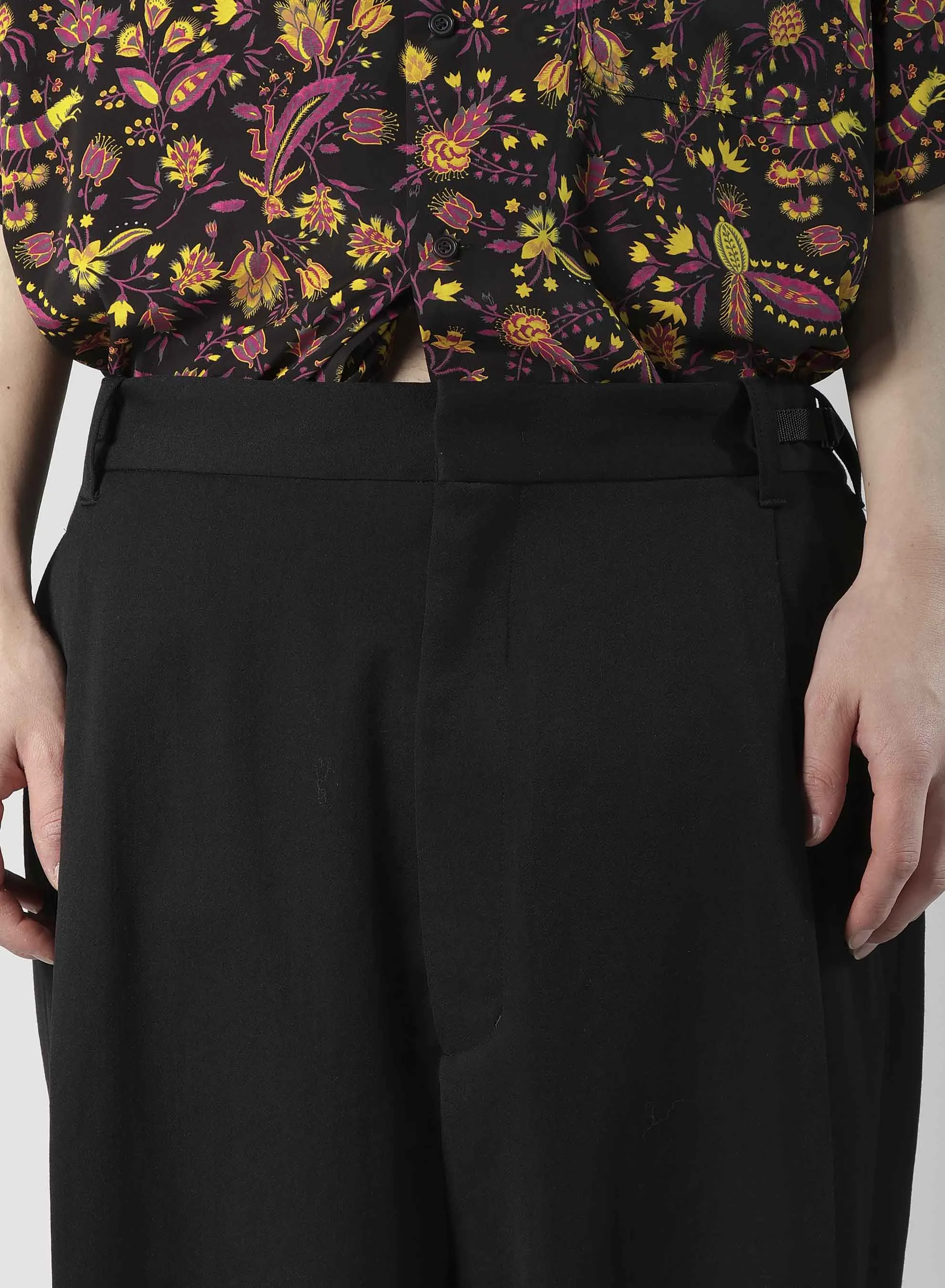 WOOL GABARDINE SAROUEL PANTS sold by Yohji Yamamoto product image thumbnail 5