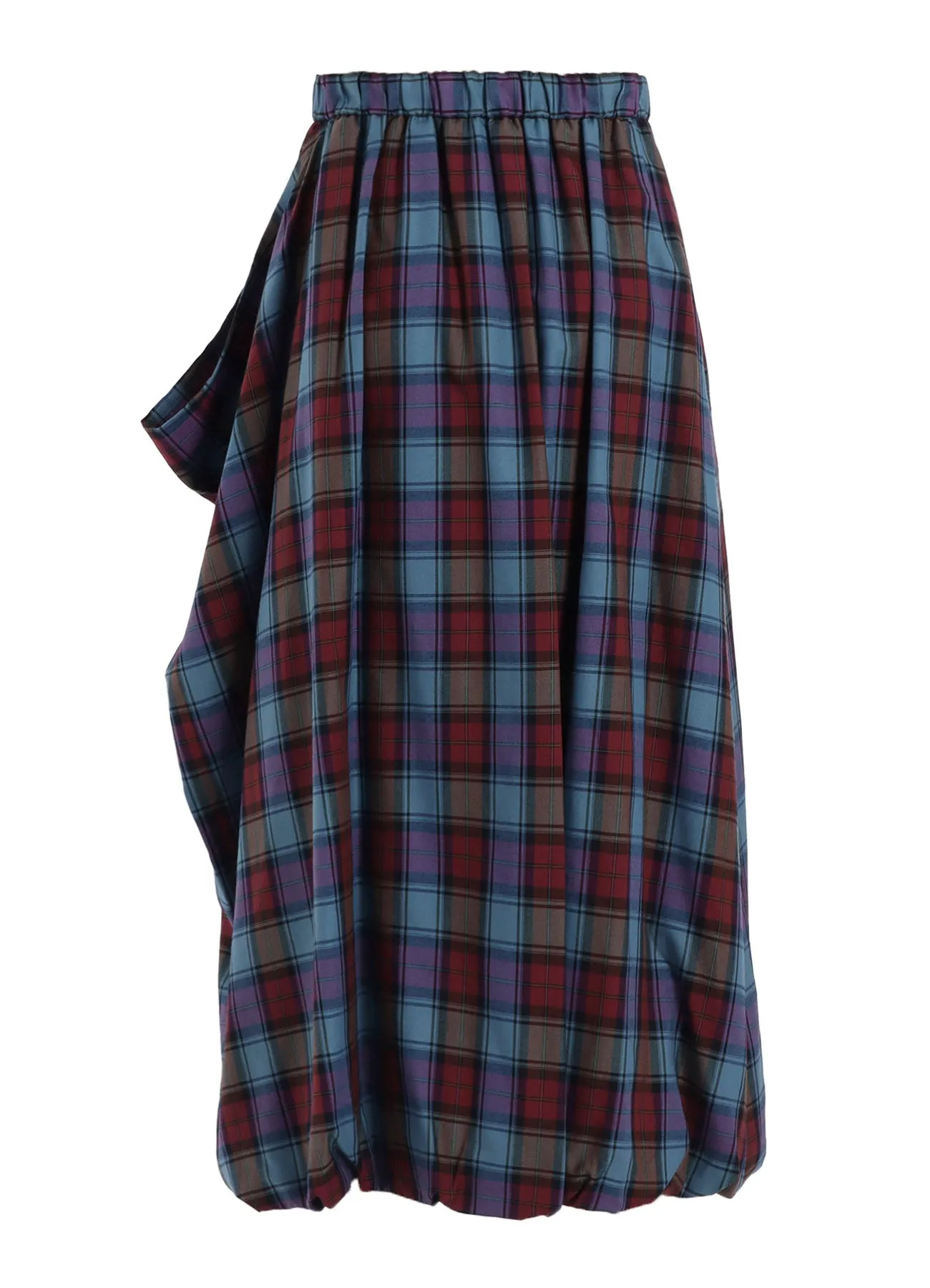 TWILL PLAID SKIRT sold by Yohji Yamamoto product image thumbnail 4