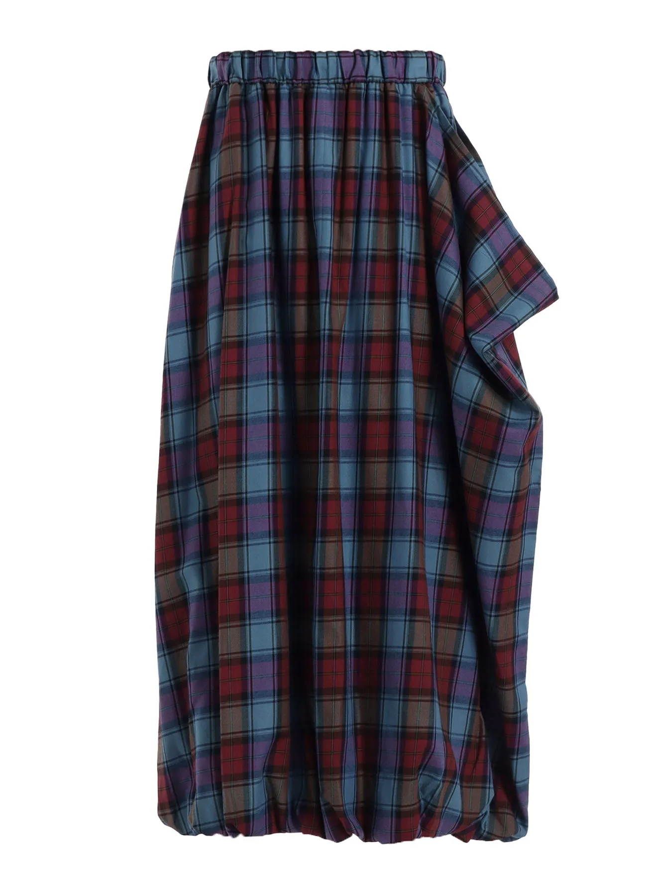 TWILL PLAID SKIRT sold by Yohji Yamamoto product image thumbnail 2