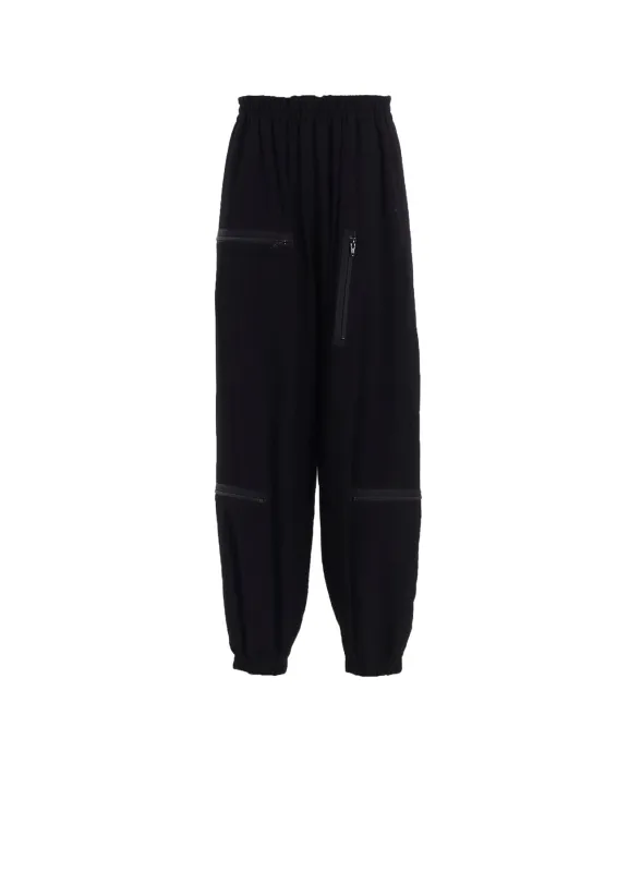 VISCOSE/TRIACETATE POCKET PANTS sold by Yohji Yamamoto
