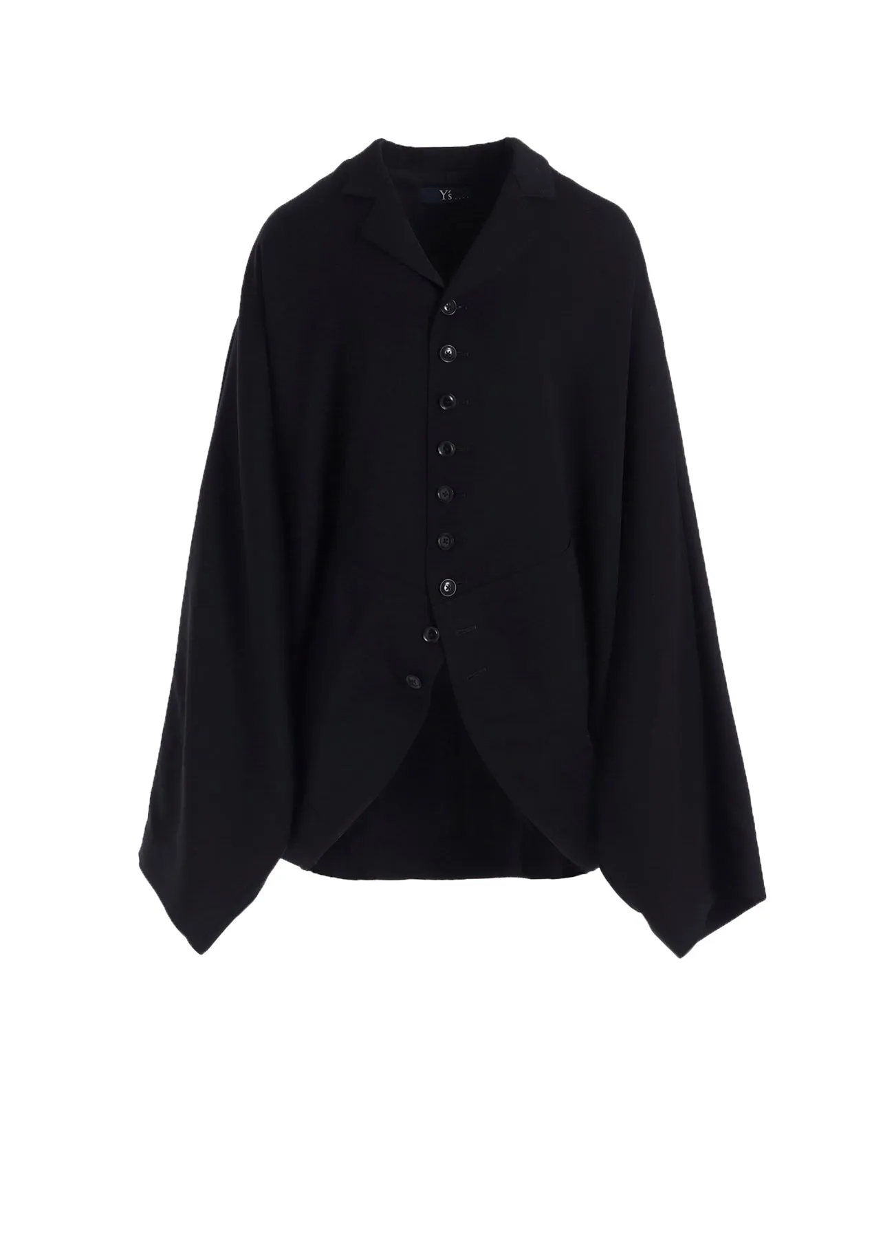 WOOL GABARDINE TAILORED DOLMAN JACKET sold by Yohji Yamamoto