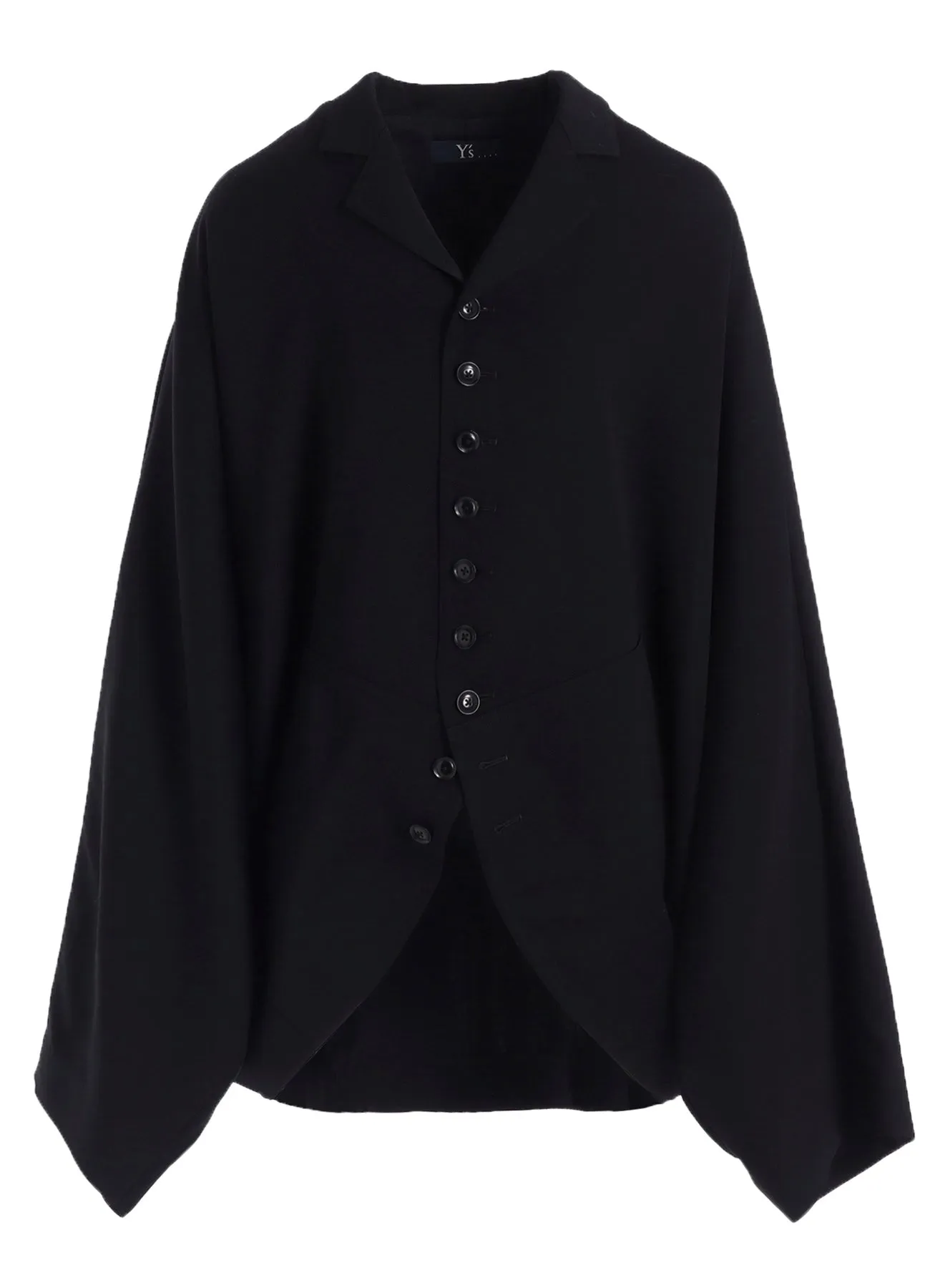 WOOL GABARDINE TAILORED DOLMAN JACKET sold by Yohji Yamamoto product image thumbnail 2