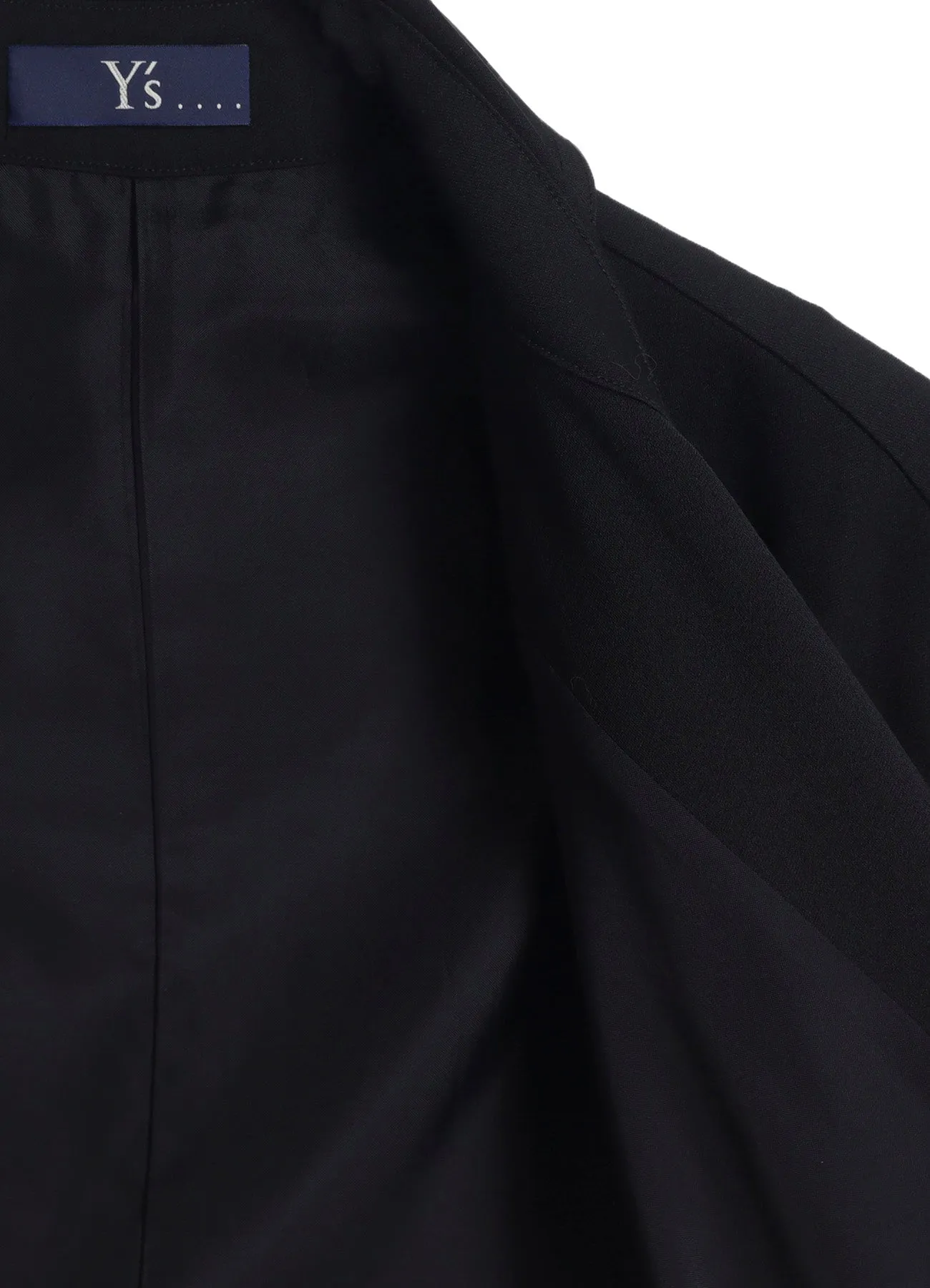 WOOL GABARDINE LONG COAT sold by Yohji Yamamoto product image thumbnail 4
