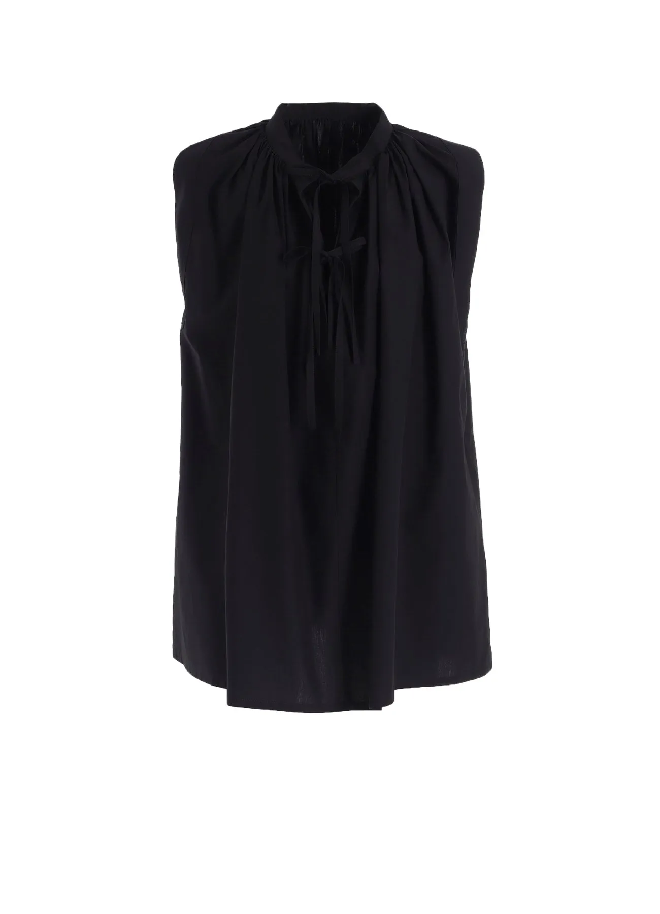 COMPACT TYPEWRITER SLEEVELES BLOUSE sold by Yohji Yamamoto