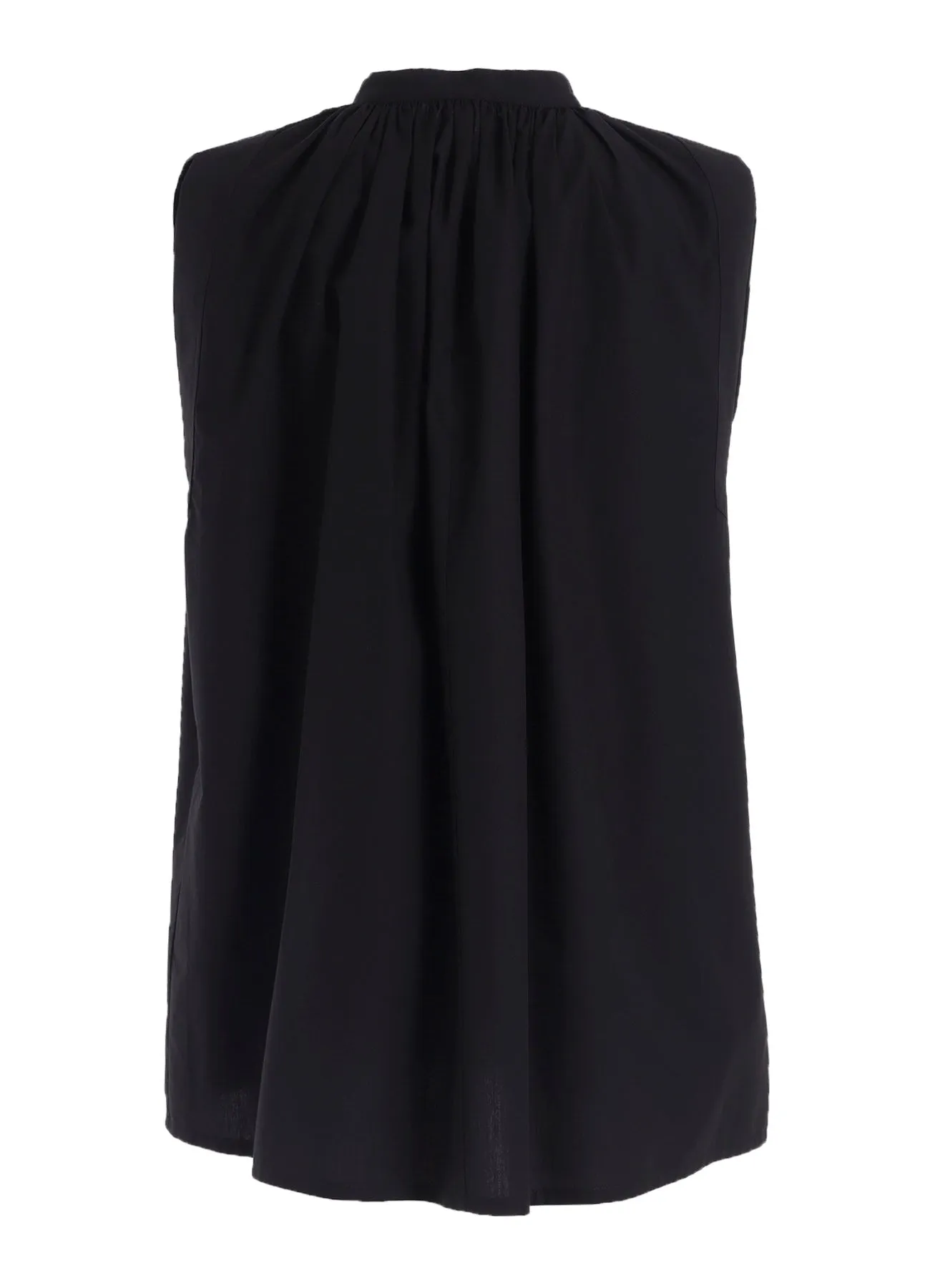 COMPACT TYPEWRITER SLEEVELES BLOUSE sold by Yohji Yamamoto product image thumbnail 3