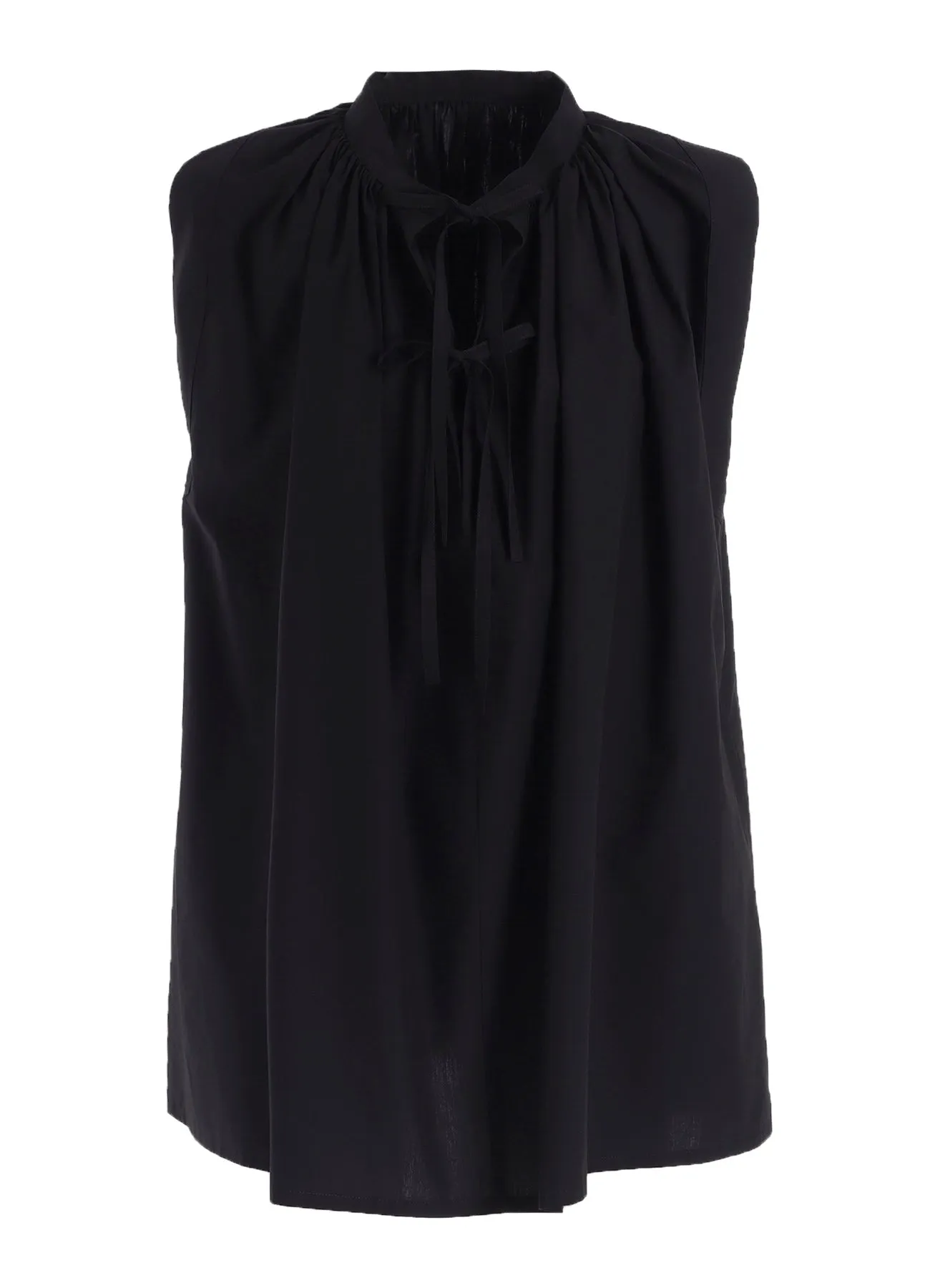 COMPACT TYPEWRITER SLEEVELES BLOUSE sold by Yohji Yamamoto product image thumbnail 2