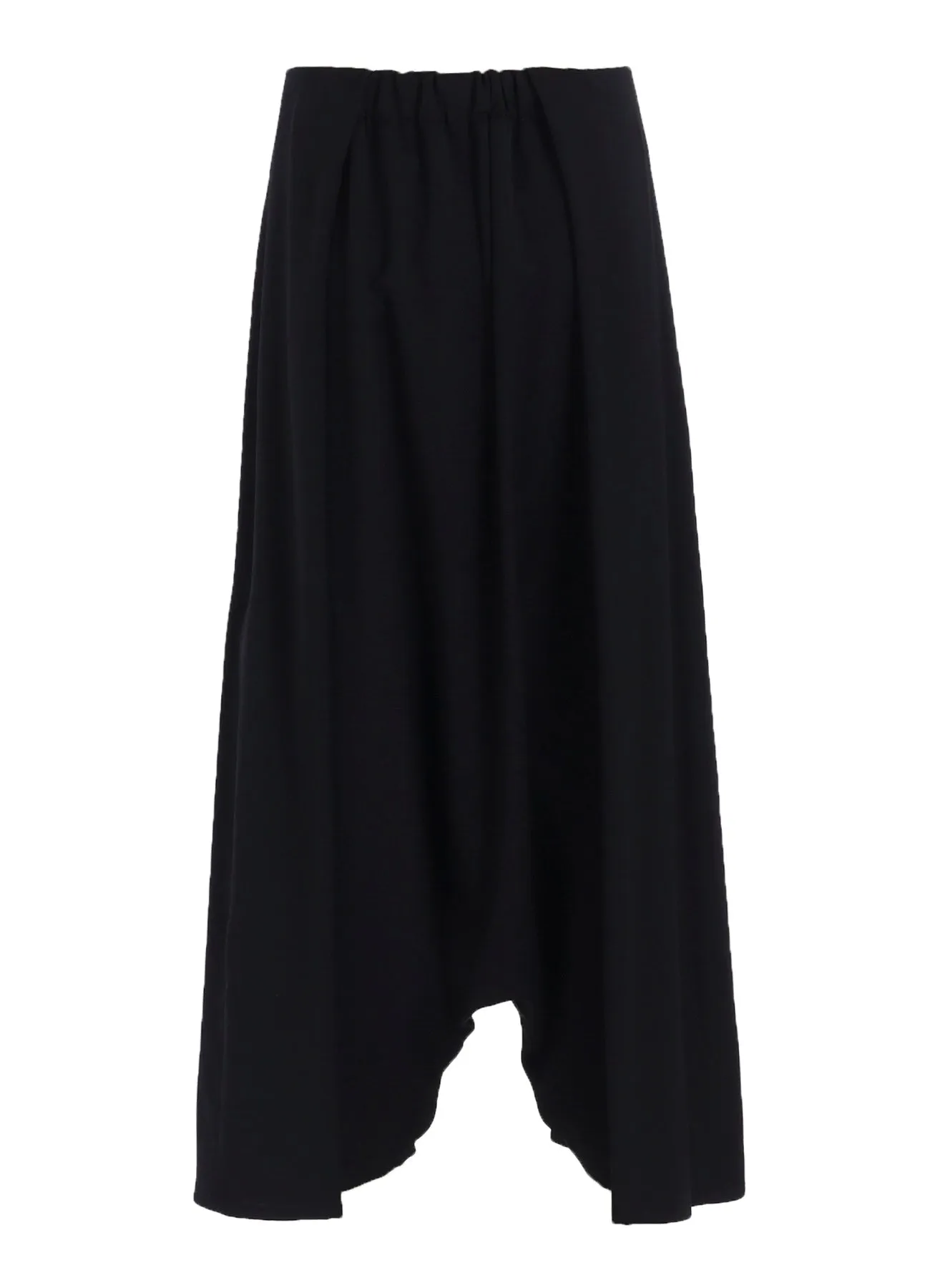 WOOL GABARDINE SAROUEL TUCKED PANTS sold by Yohji Yamamoto product image thumbnail 3